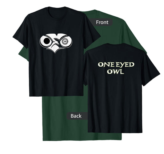 "One Eyed Owl OEO Skull" T-Shirt