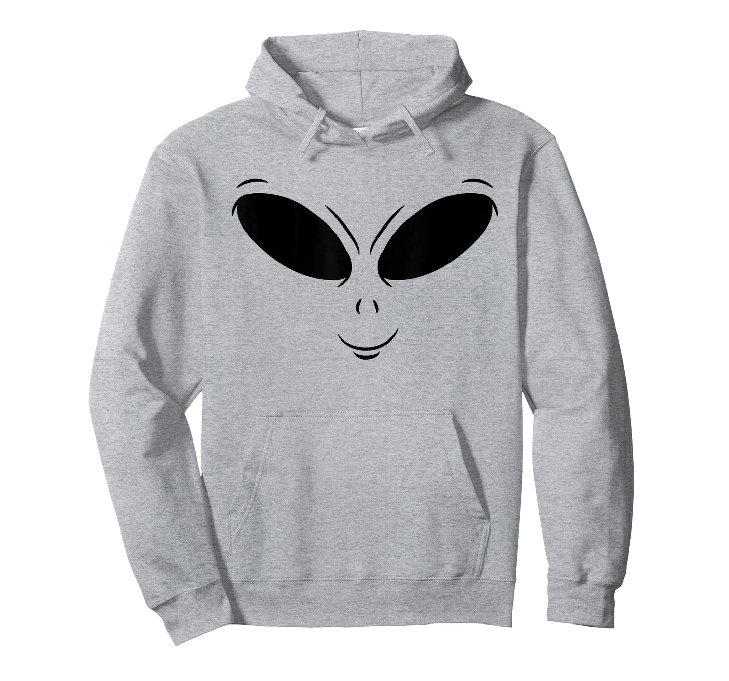 Green Alien Face Halloween Cosmic Galaxy Lazy DIY Costume T-Shirt