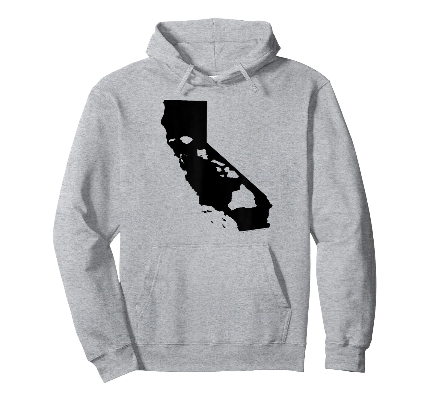 California State and Hawaii Roots by Hawaii Nei All Day T-Shirt