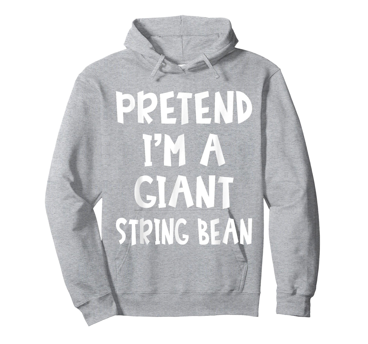 Pretend I'm A Giant String Bean Costume Lazy Easy Halloween T-Shirt
