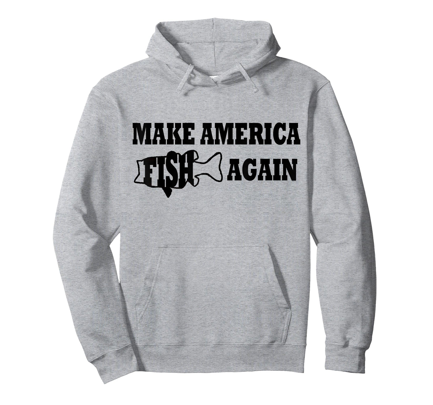 Make America Fish Again Funny Presidental Fishing Shirt