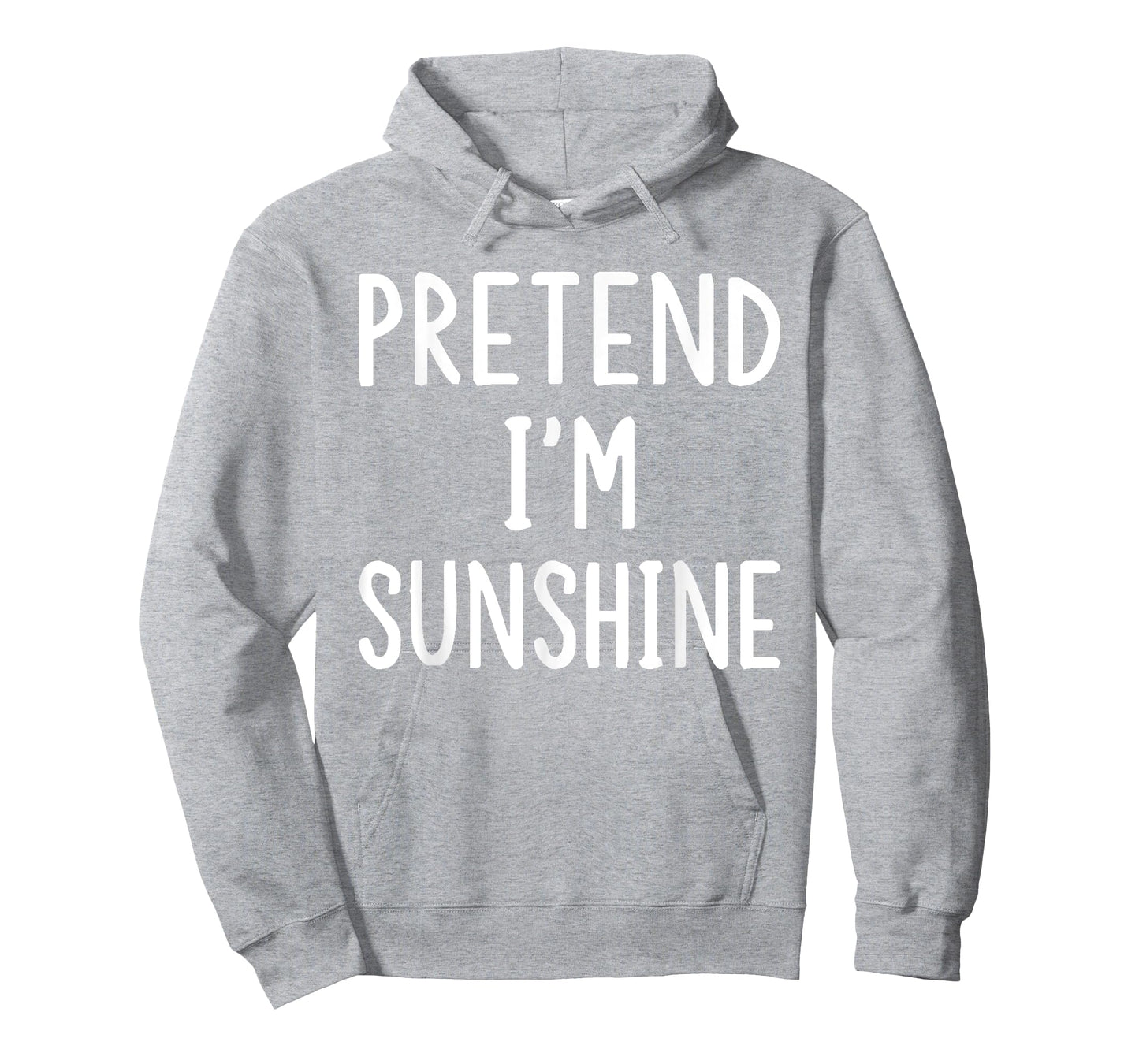 Pretend I'm A Sunshine Lazy Easy Halloween Matching Costume T-Shirt