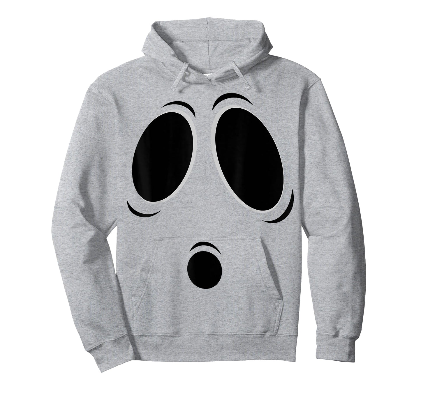 Funny Ghost Graphic Spooky Boo Face Halloween T-Shirt