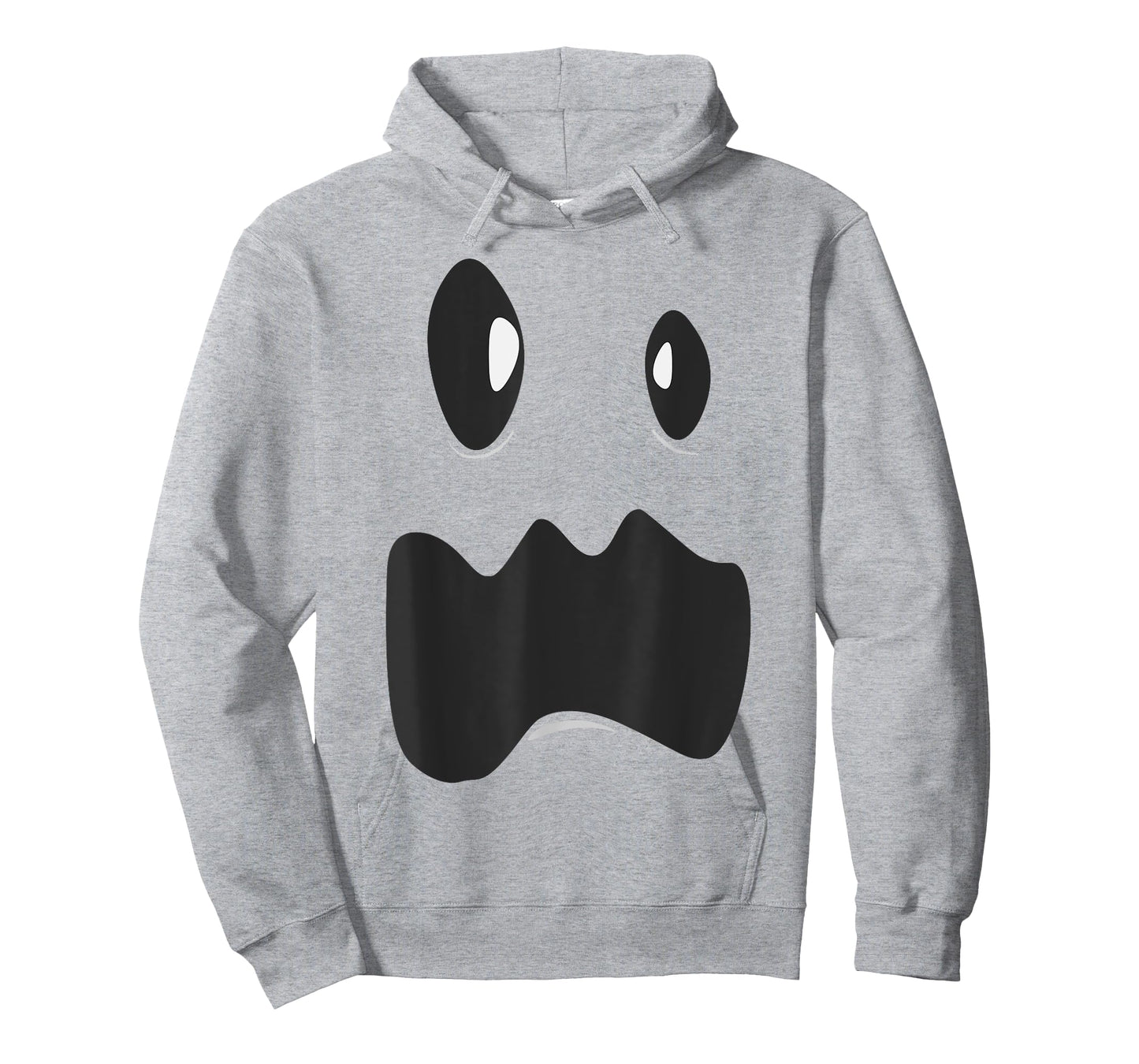 Ghost Face Costume Funny Kids Halloween Outfit Ghoul Face T-Shirt