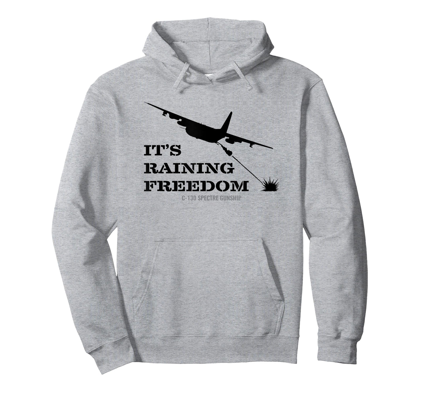AC-130 Spectre Gunship It's Raining Freedom T Shirt T-Shirt