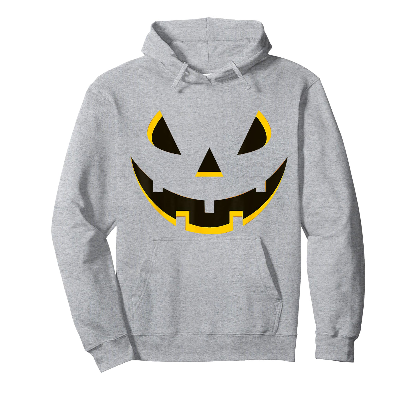 Funny Simple Lazy Halloween Pumpkin Face Costume Men Women T-Shirt