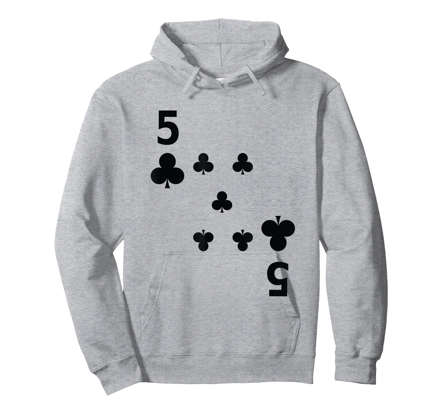 Five of Clubs 5 Tshirt poker playing card costume tee shirt T-Shirt
