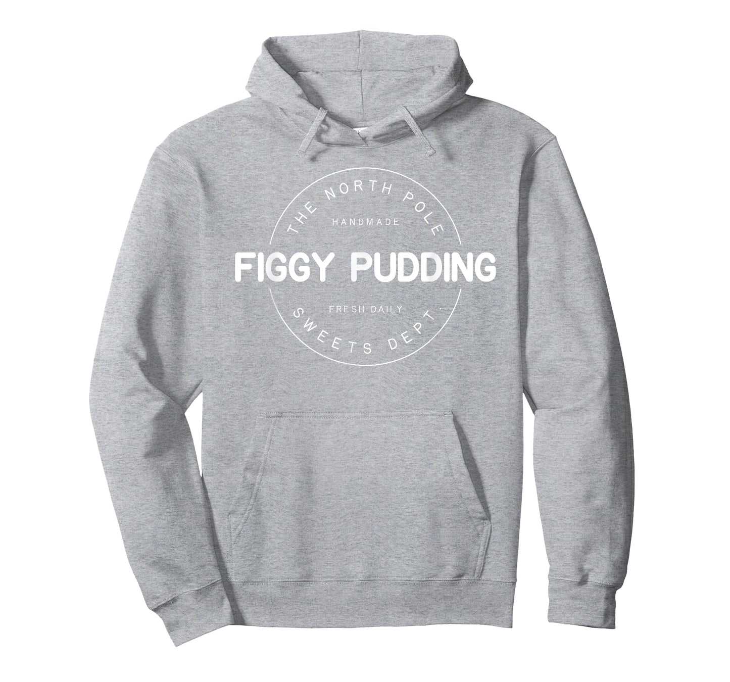 North Pole Sweets Dept Figgy Pudding Logo Christmas T-Shirt