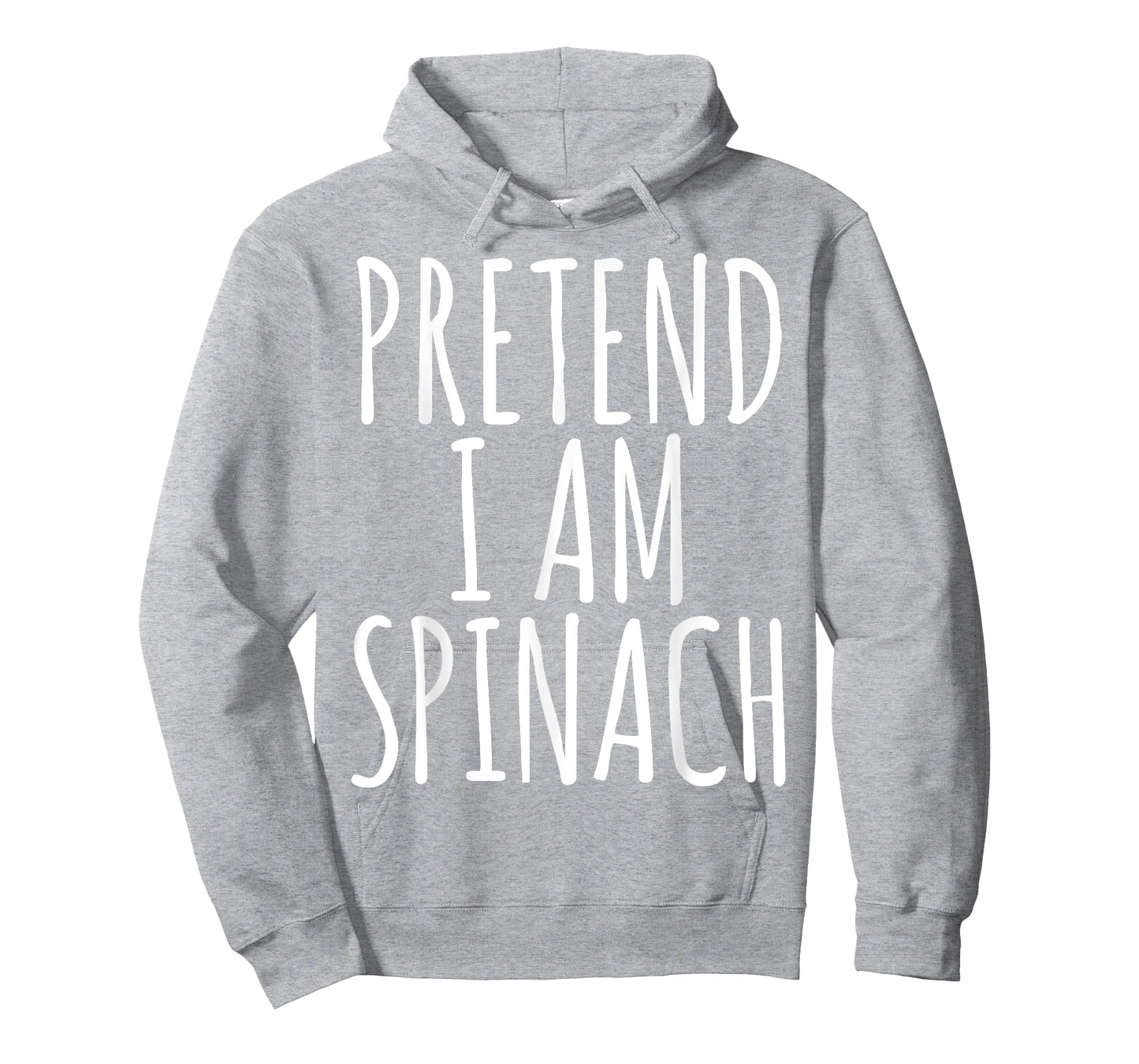 Funny Lazy Halloween PRETEND I AM SPINACH Costume Women Joke T-Shirt