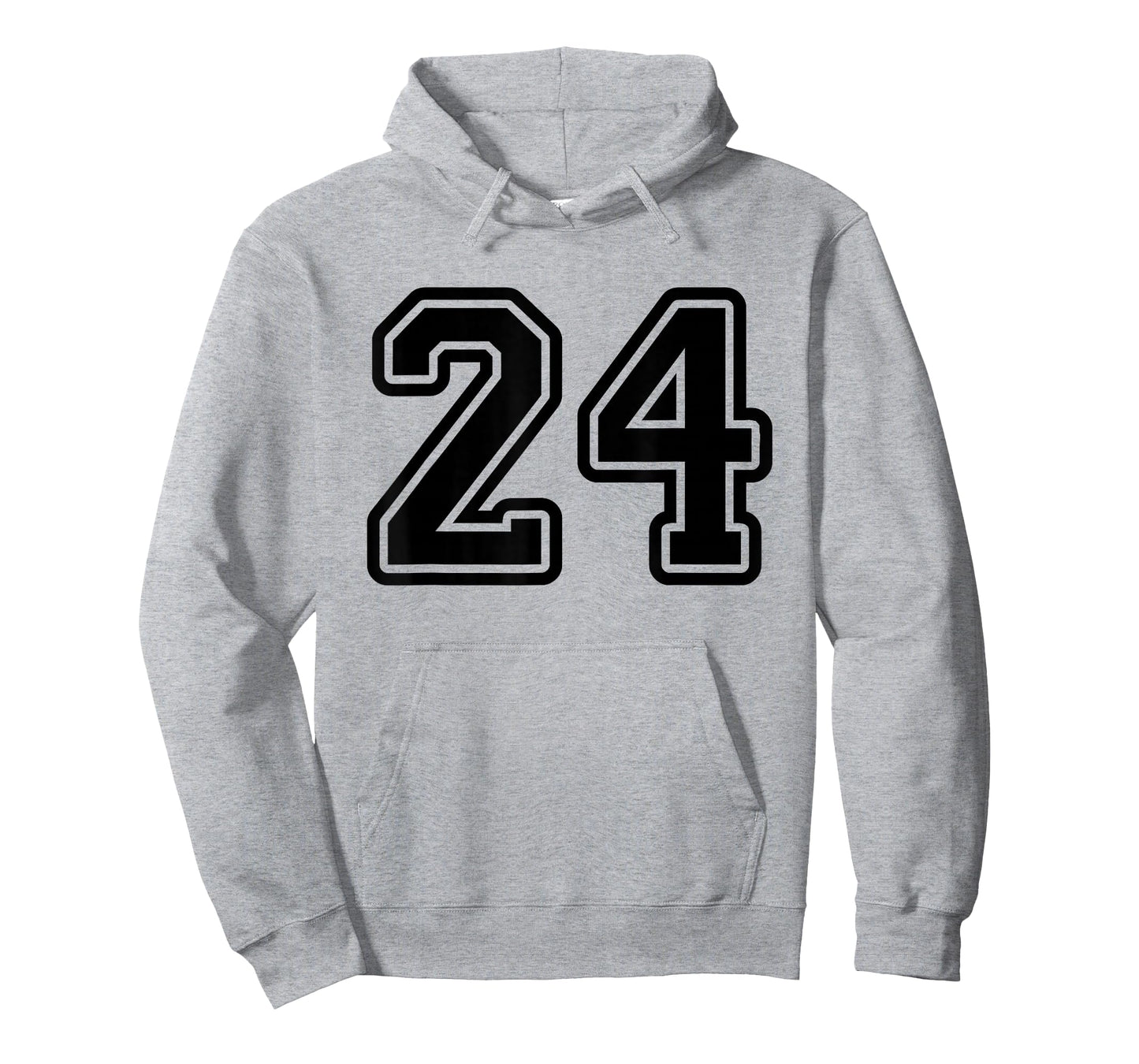 Number #24 Black Sport Varsity Number 24 T-Shirt