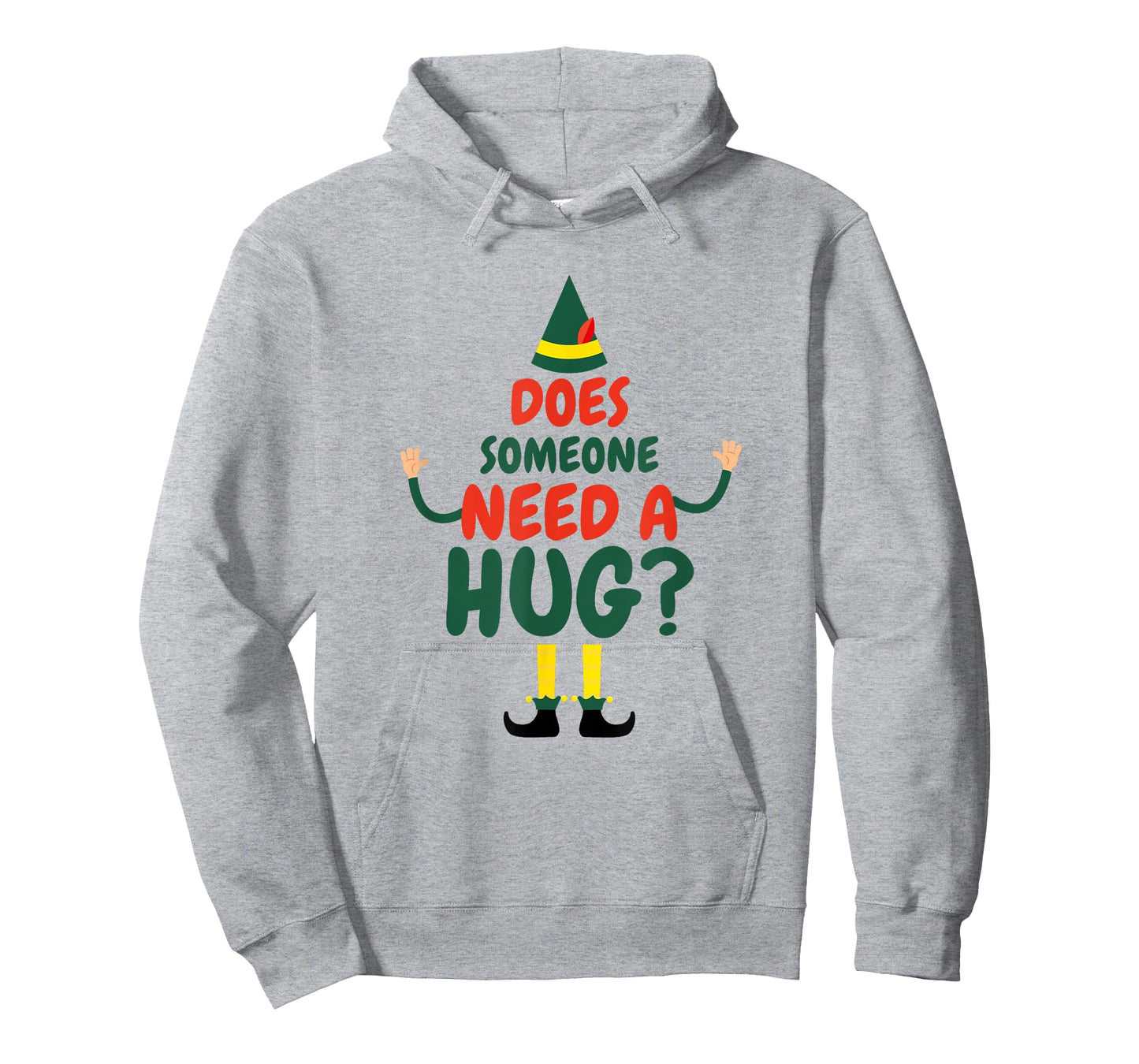 Does Someone Need A Hug Elf Funny Christmas T-Shirt