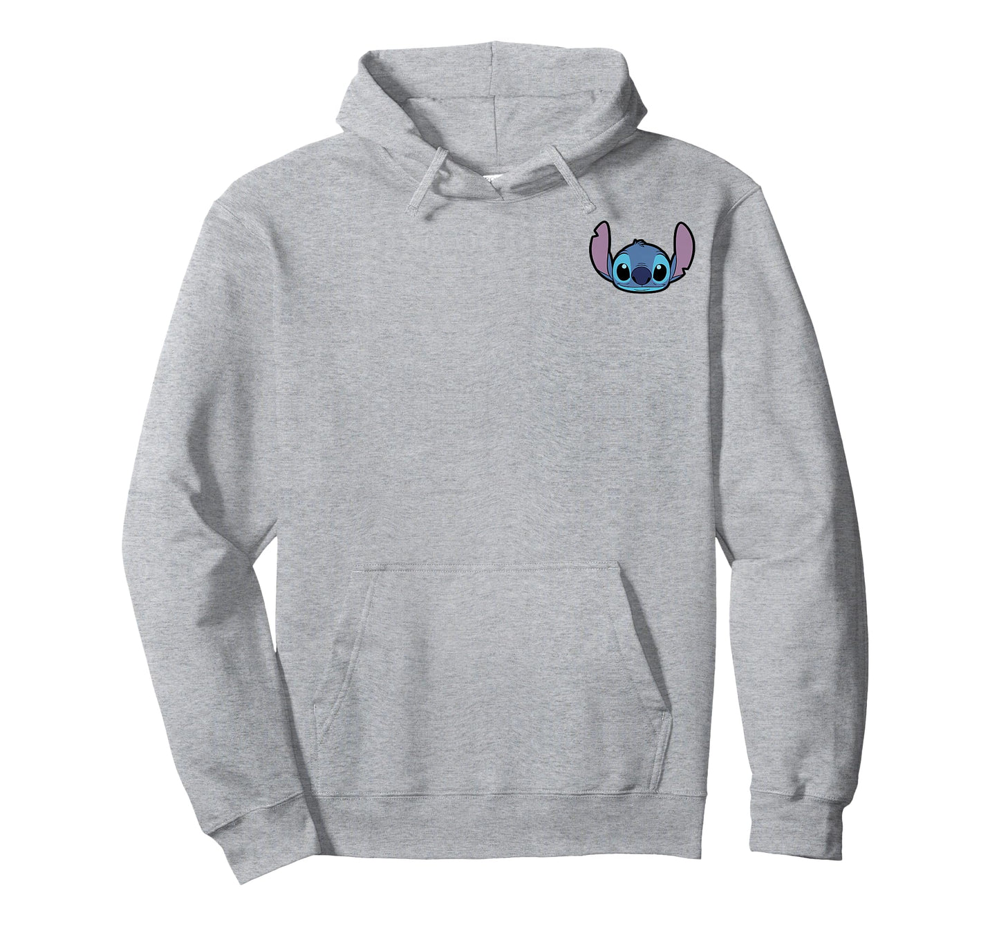Disney Lilo & Stitch Cute Stitch Face Small Pocket Logo T-Shirt