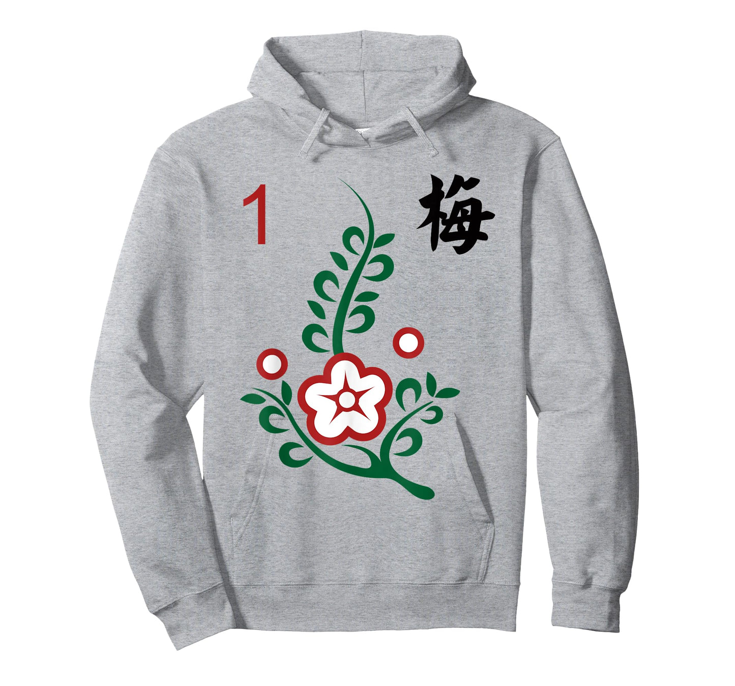 Chinese Mahjong Mah Jong Game Tiles Character Flower One T-Shirt