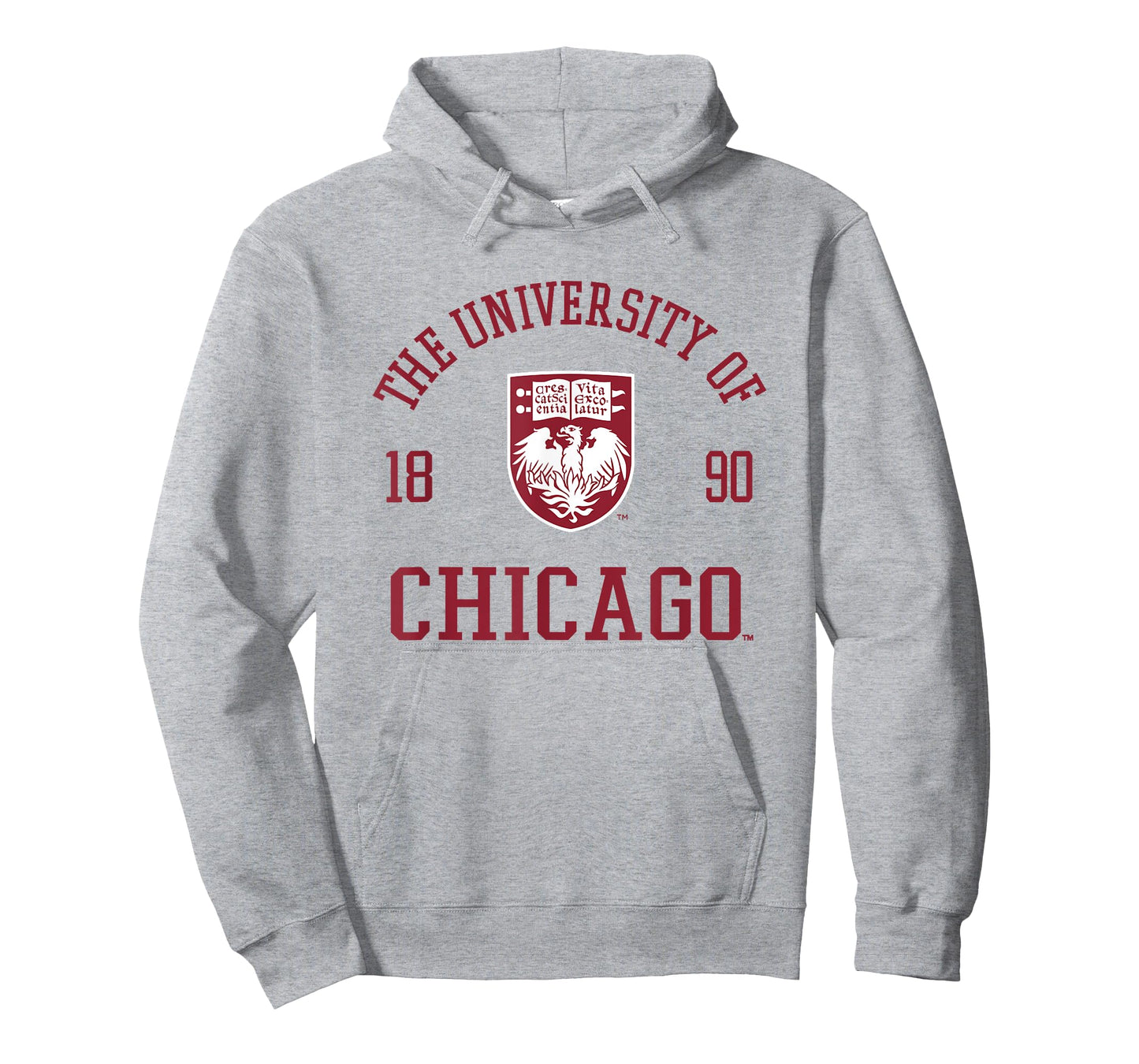 Chicago Maroons Stamp Gray Officially Licensed T-Shirt
