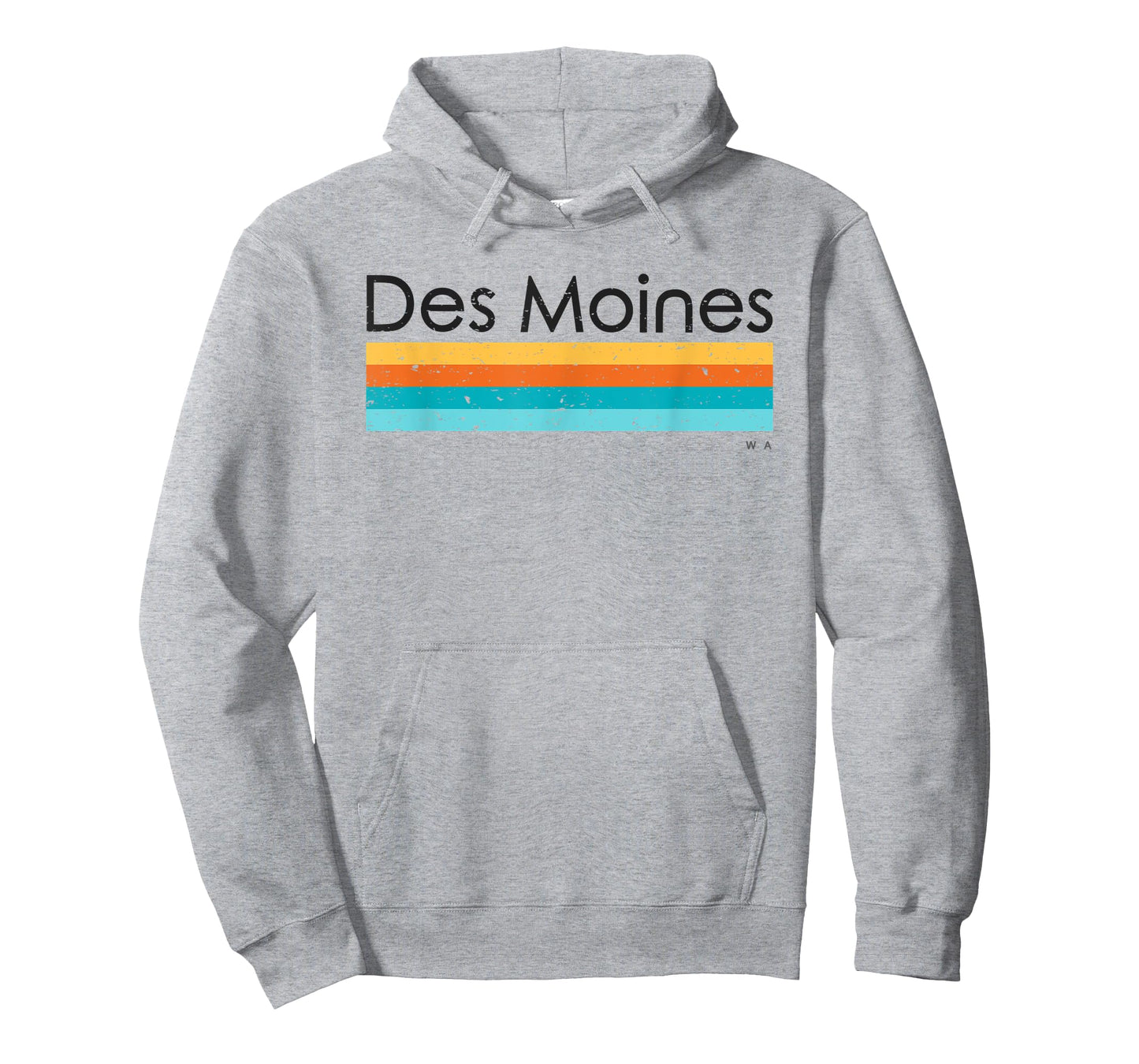 Vintage Des Moines WA Retro Design T-Shirt