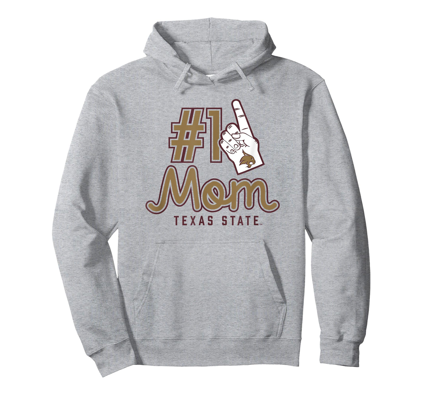 Texas State University Bobcats #1 Mom T-Shirt