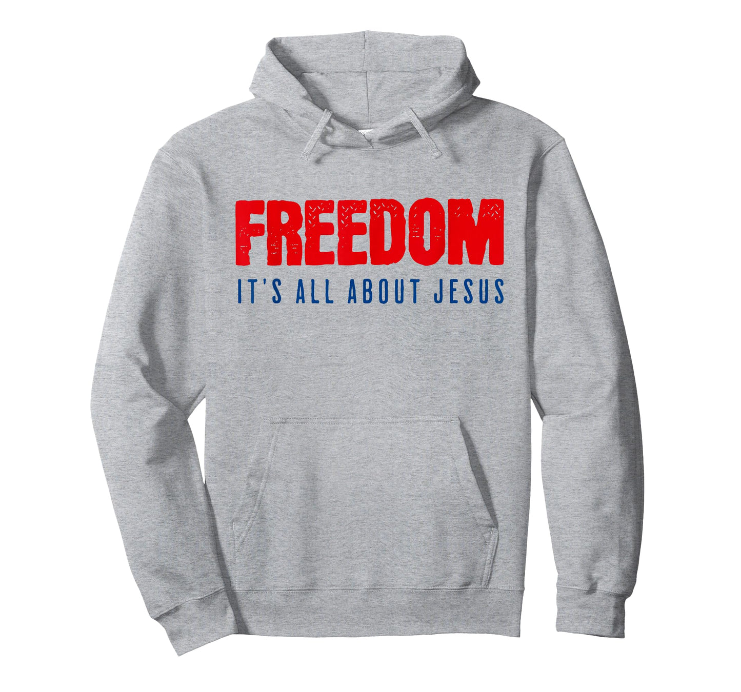 Freedom, It's All About Jesus Christian Patriot T-Shirt
