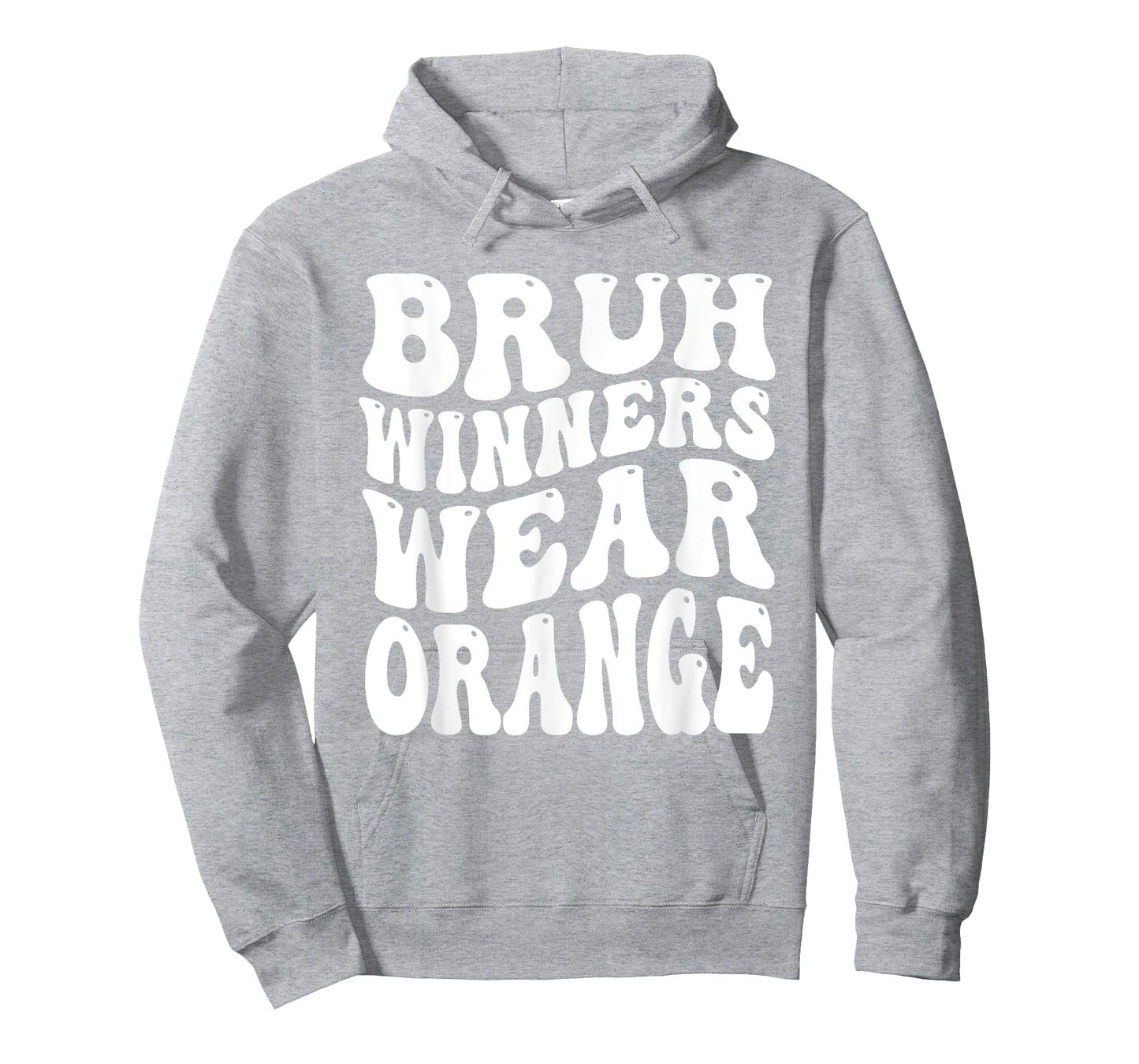 Winners Wear Orange Team Spirit Week Game Sports day Groovy T-Shirt