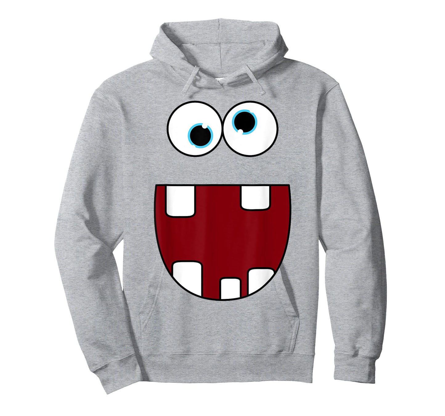 Funny Silly Monster Face Smiling Easy Halloween Costume T-Shirt