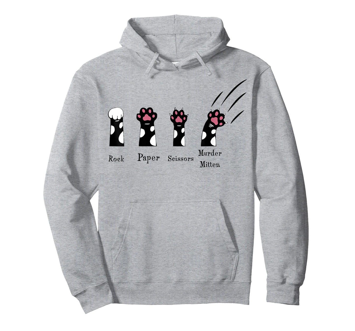Rock Paper Scissors Murder Mitten T-Shirt