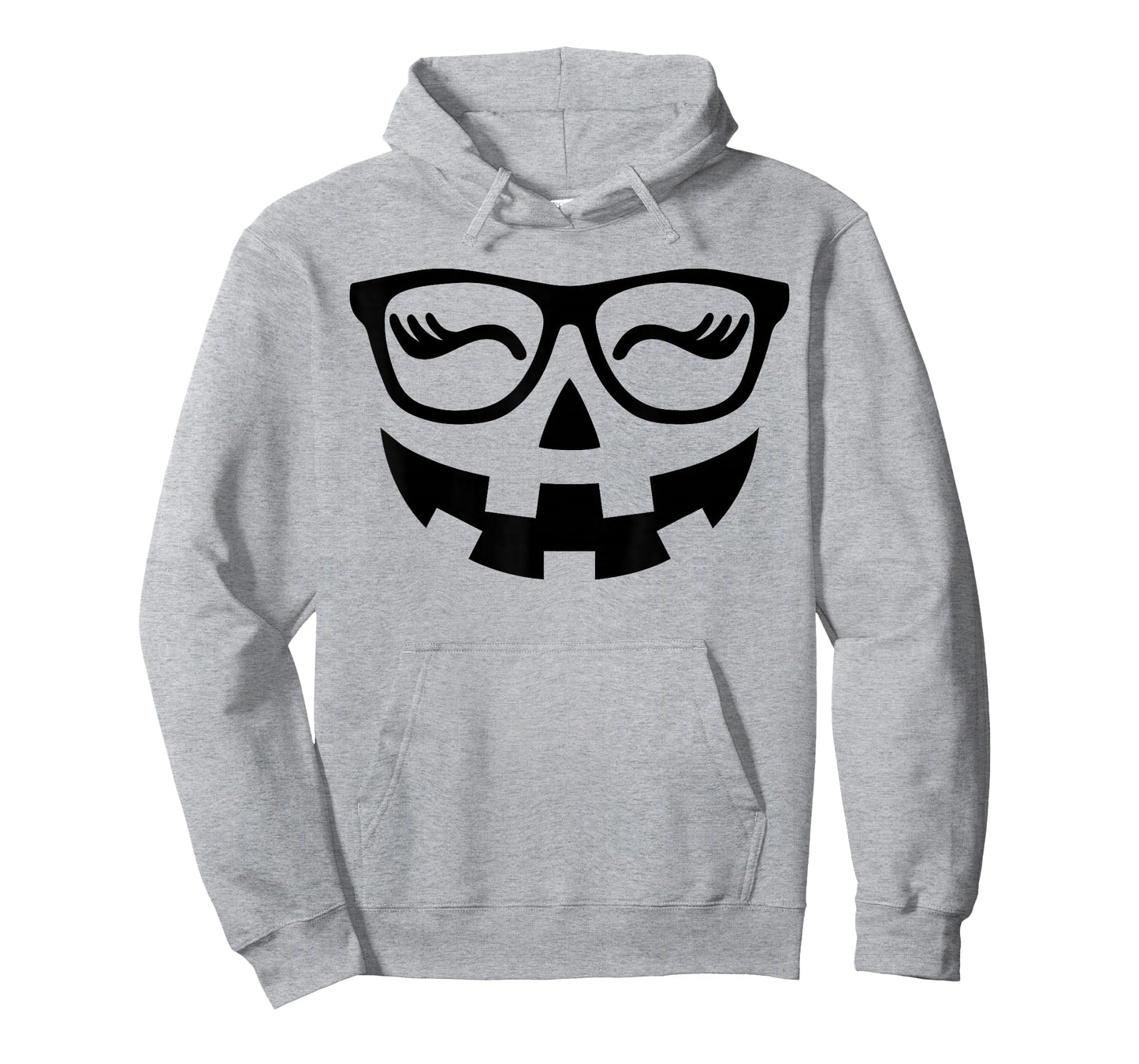 Jack O Lantern Face Pumpkin Glasses Hallowen Costume Nerd T-Shirt
