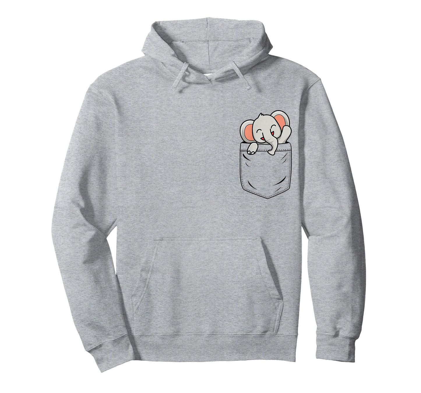 Elephant Lovers Cute Funny Elephant In Pocket T-Shirt