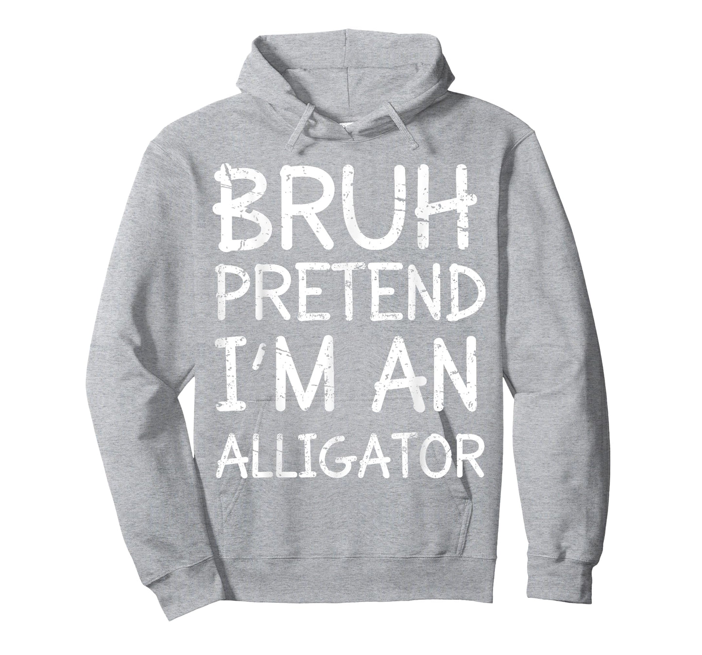 Bruh Pretend I'm An Alligator Lazy Halloween Costume Boys T-Shirt