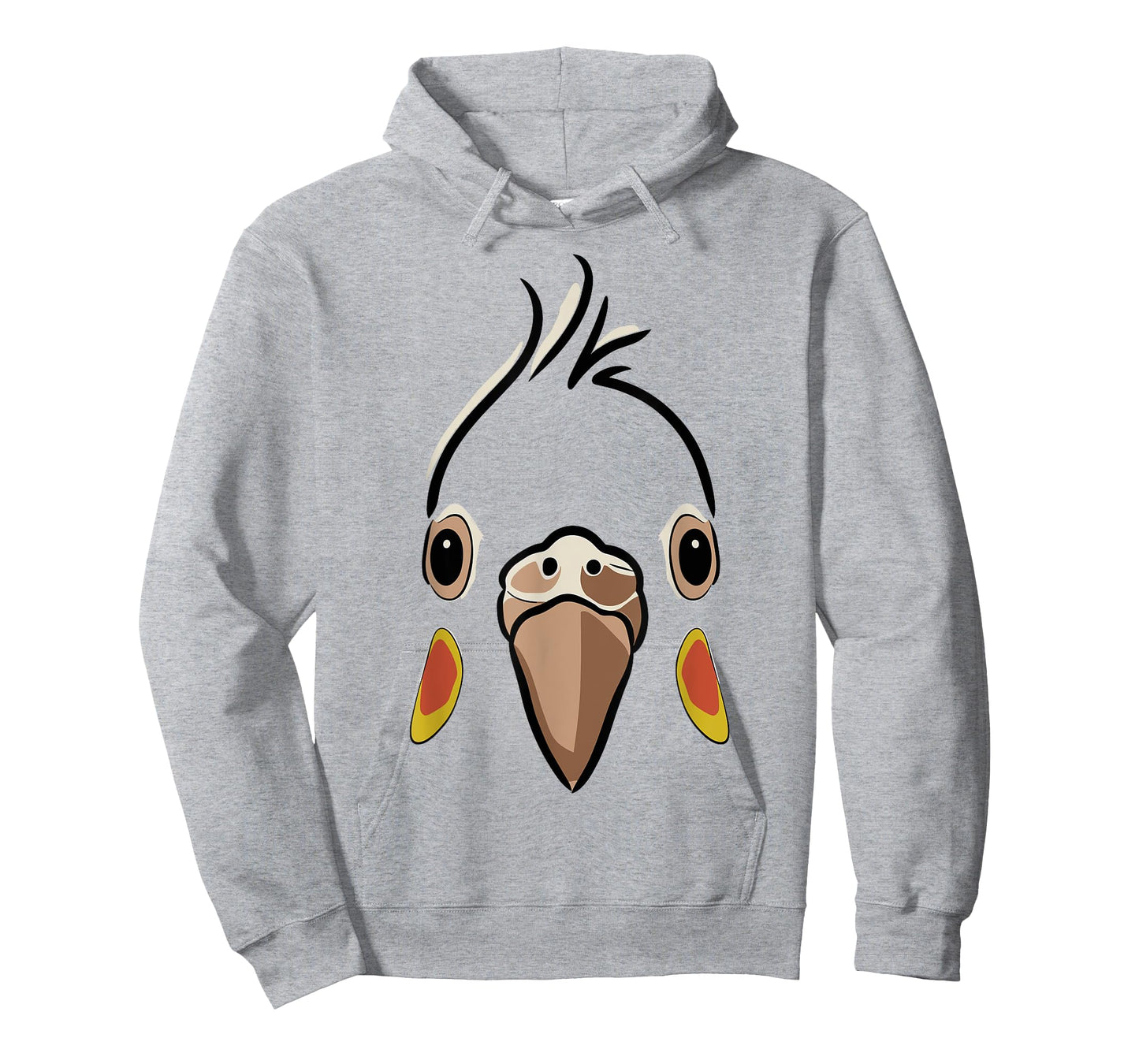 Halloween Cockatiel Face Tshirt Costume Kids Cute Themed T-Shirt