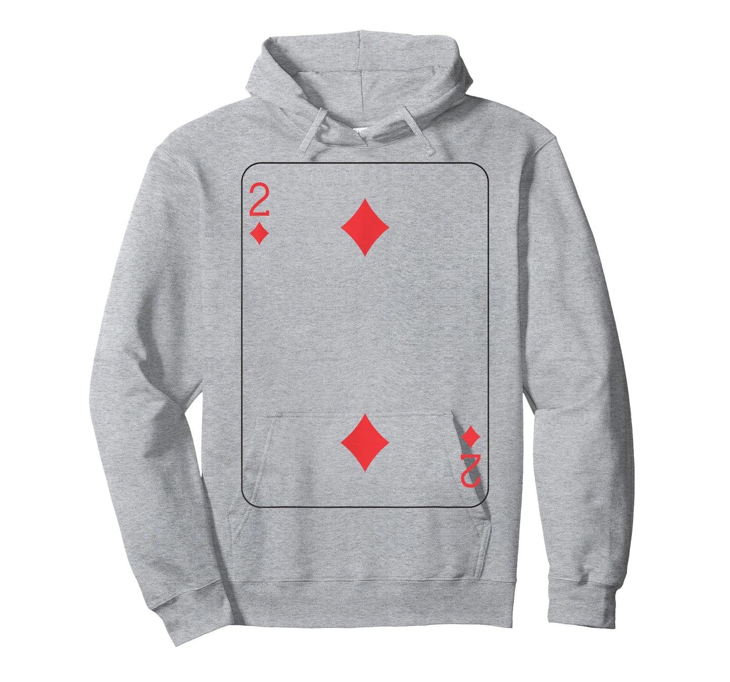Two of Diamonds | Deck of Cards Front and Back Group Costume T-Shirt