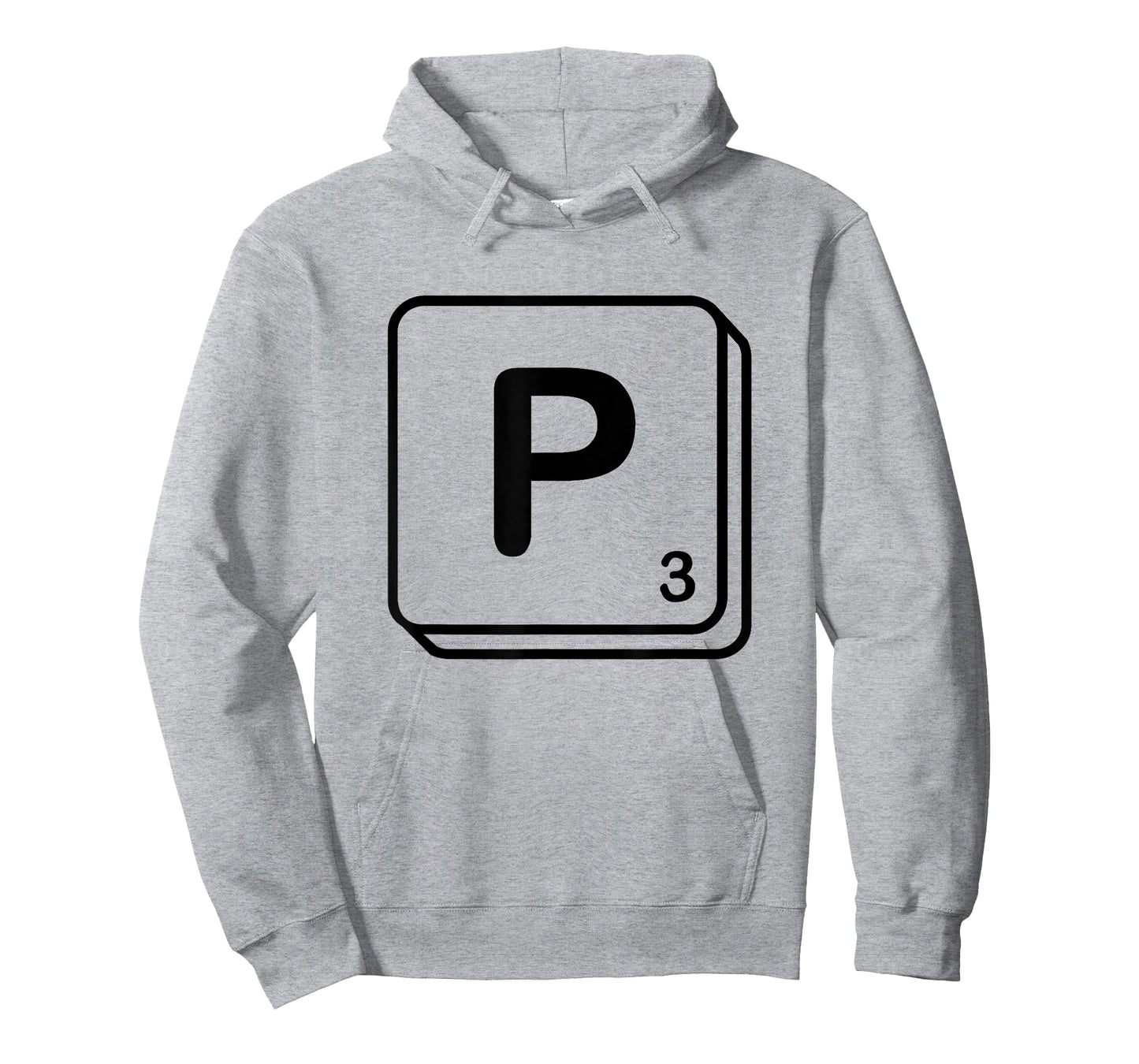 Letter P Word Game Tile T-Shirt
