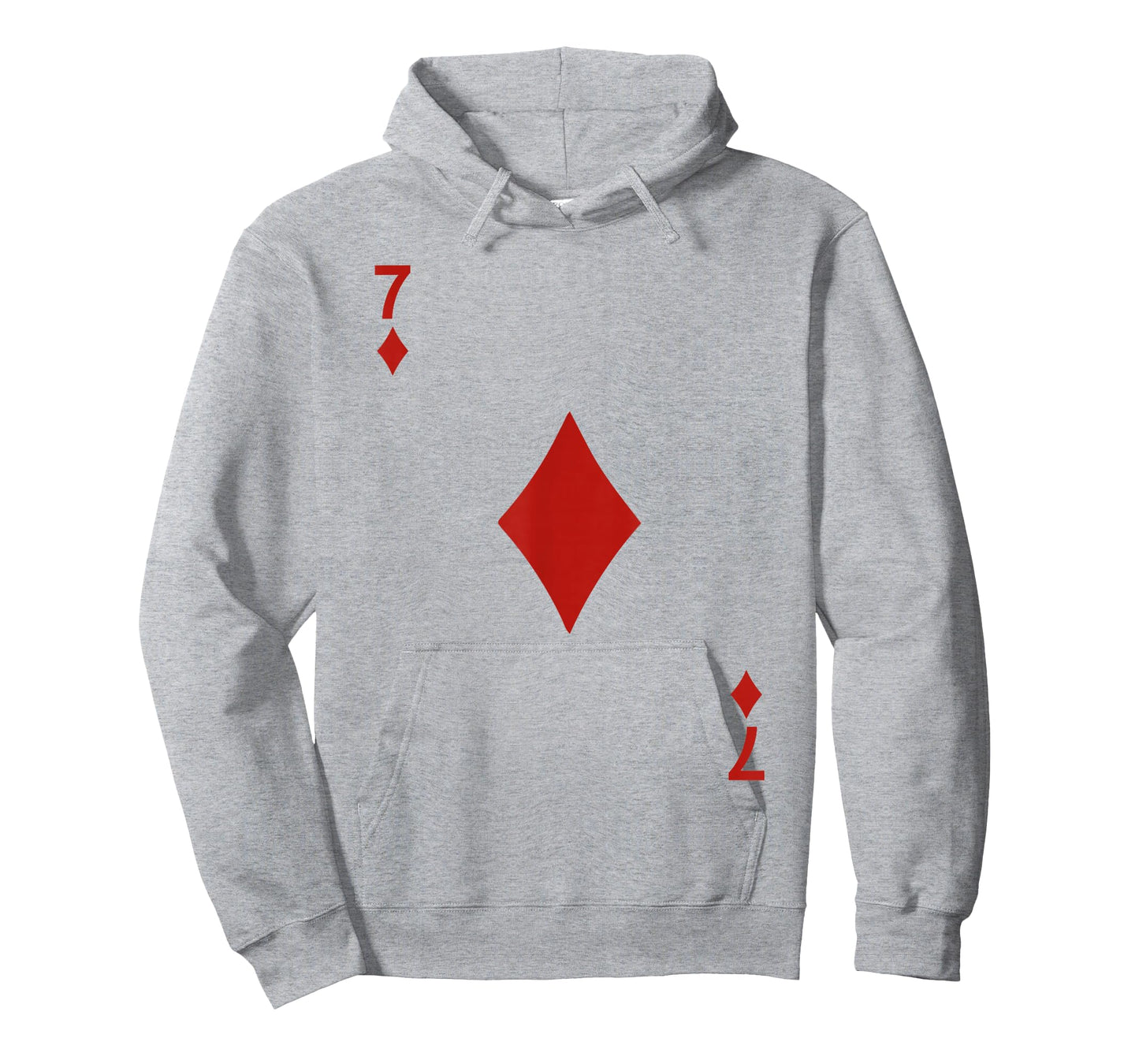 Seven of Diamonds 7 Blackjack Playing Cards Tshirt T-Shirt