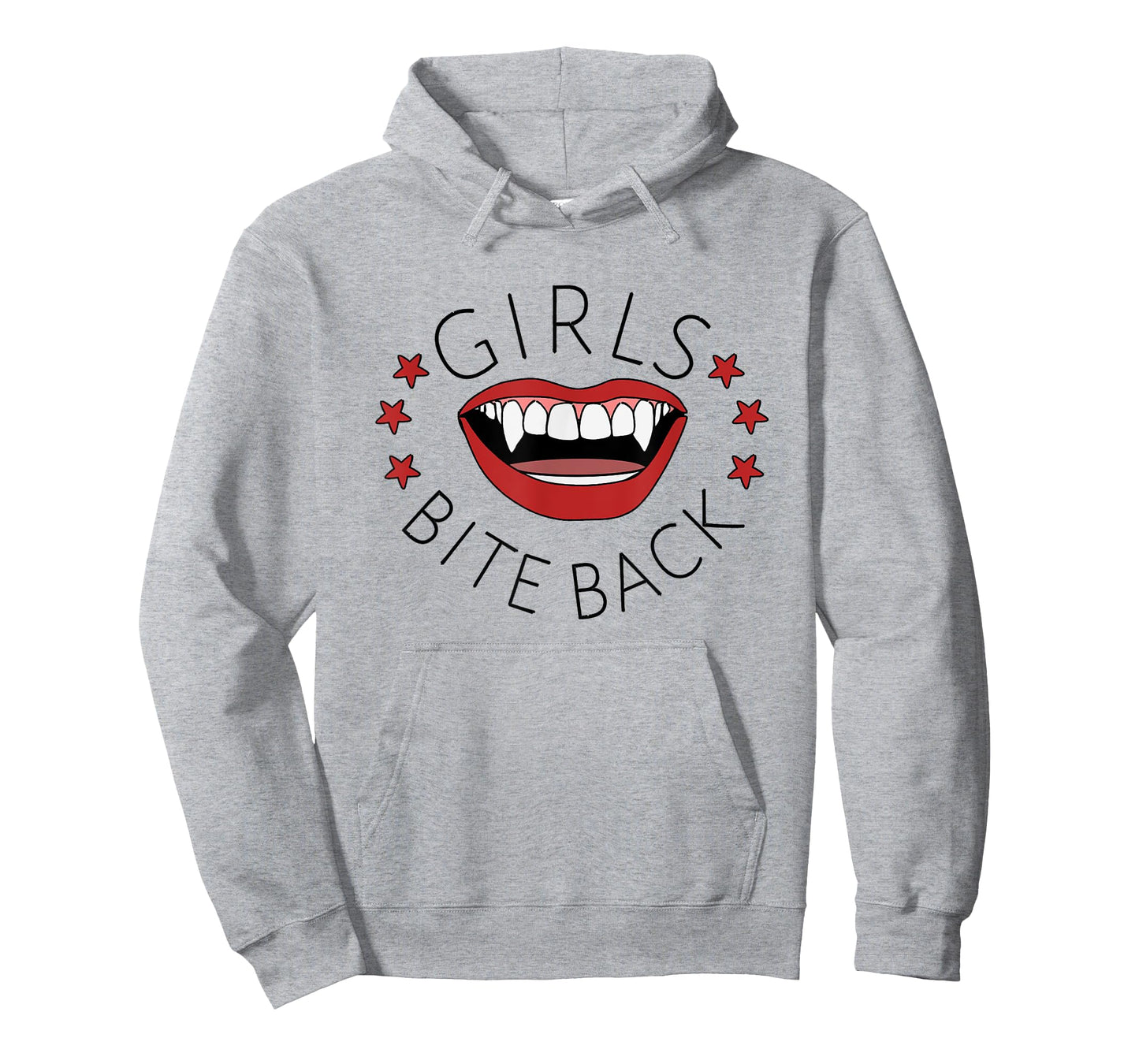 Riot Girls Bite Back 90s Vampire Fang Grrrls Design T-Shirt