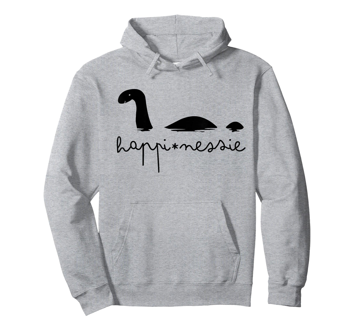 HappiNessie Loch Ness Monster Cute Women Cartoon Graphic Tee T-Shirt