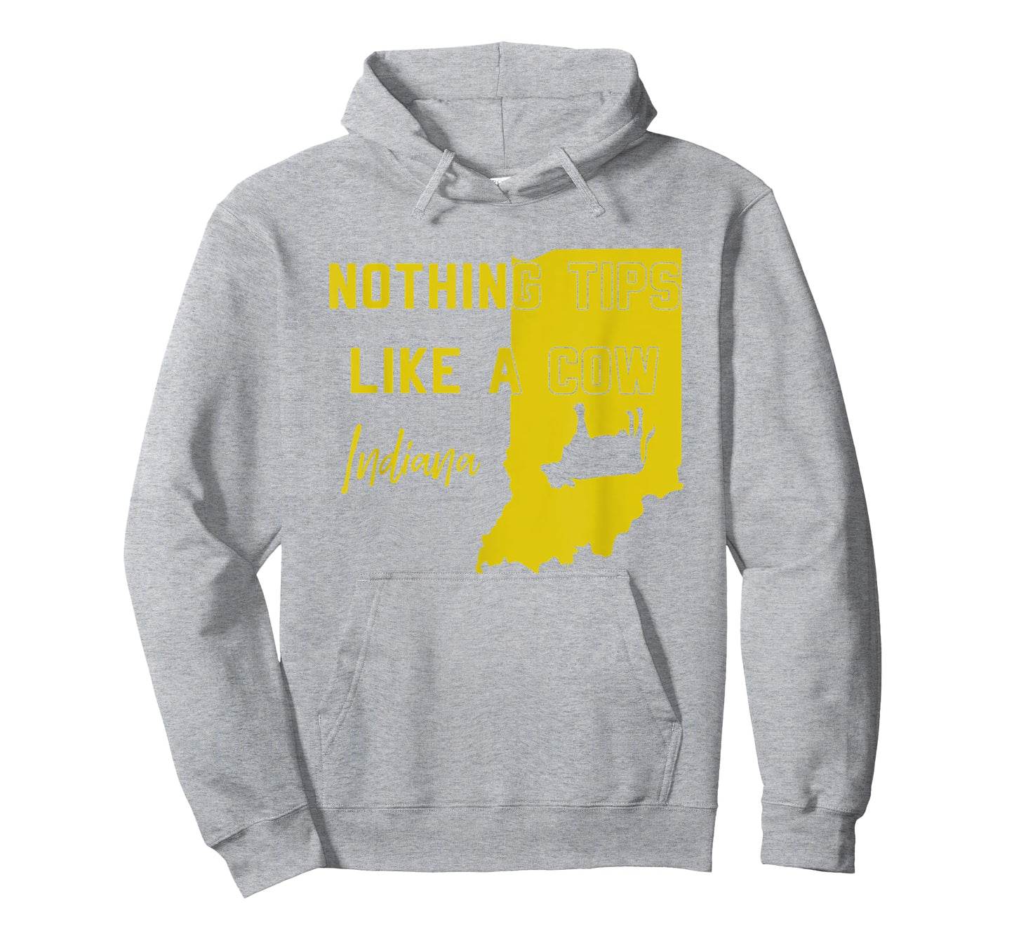 Nothing Tips Like A Cow Indiana state T-Shirt