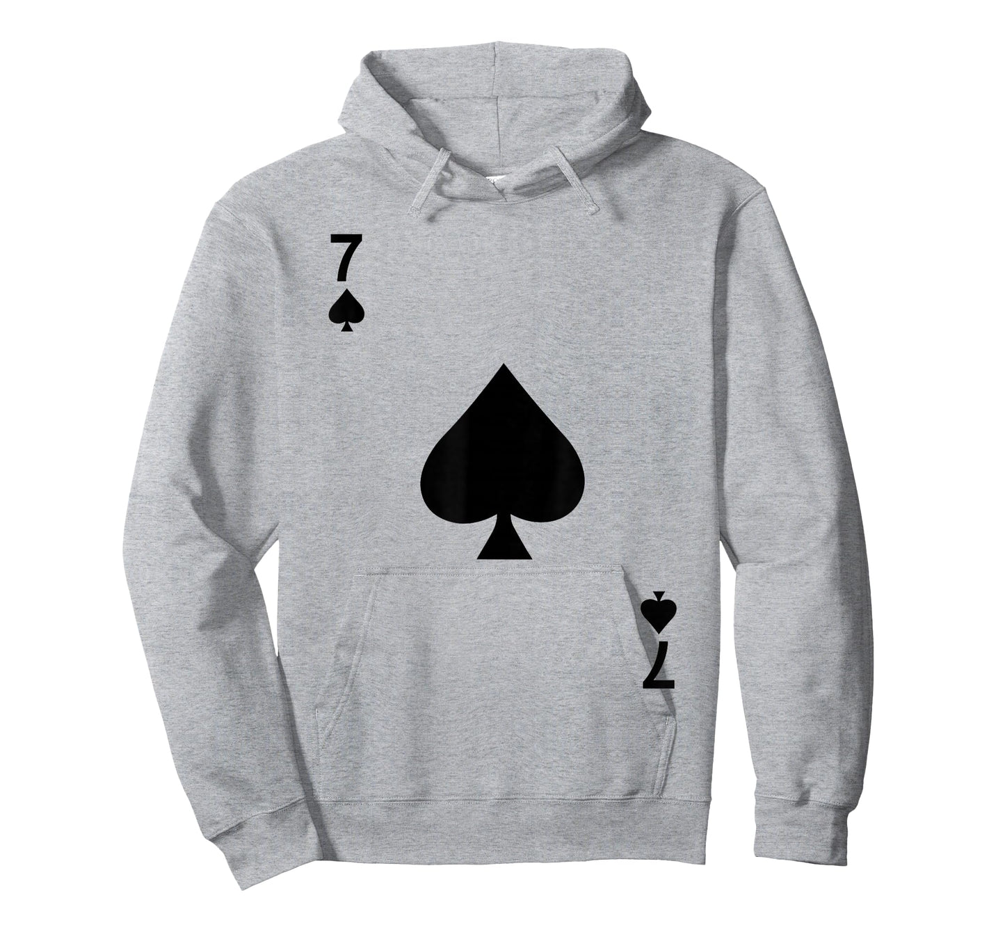 Seven of Spades Tshirt Blackjack Cards Poker 21 Tee shirt T-Shirt