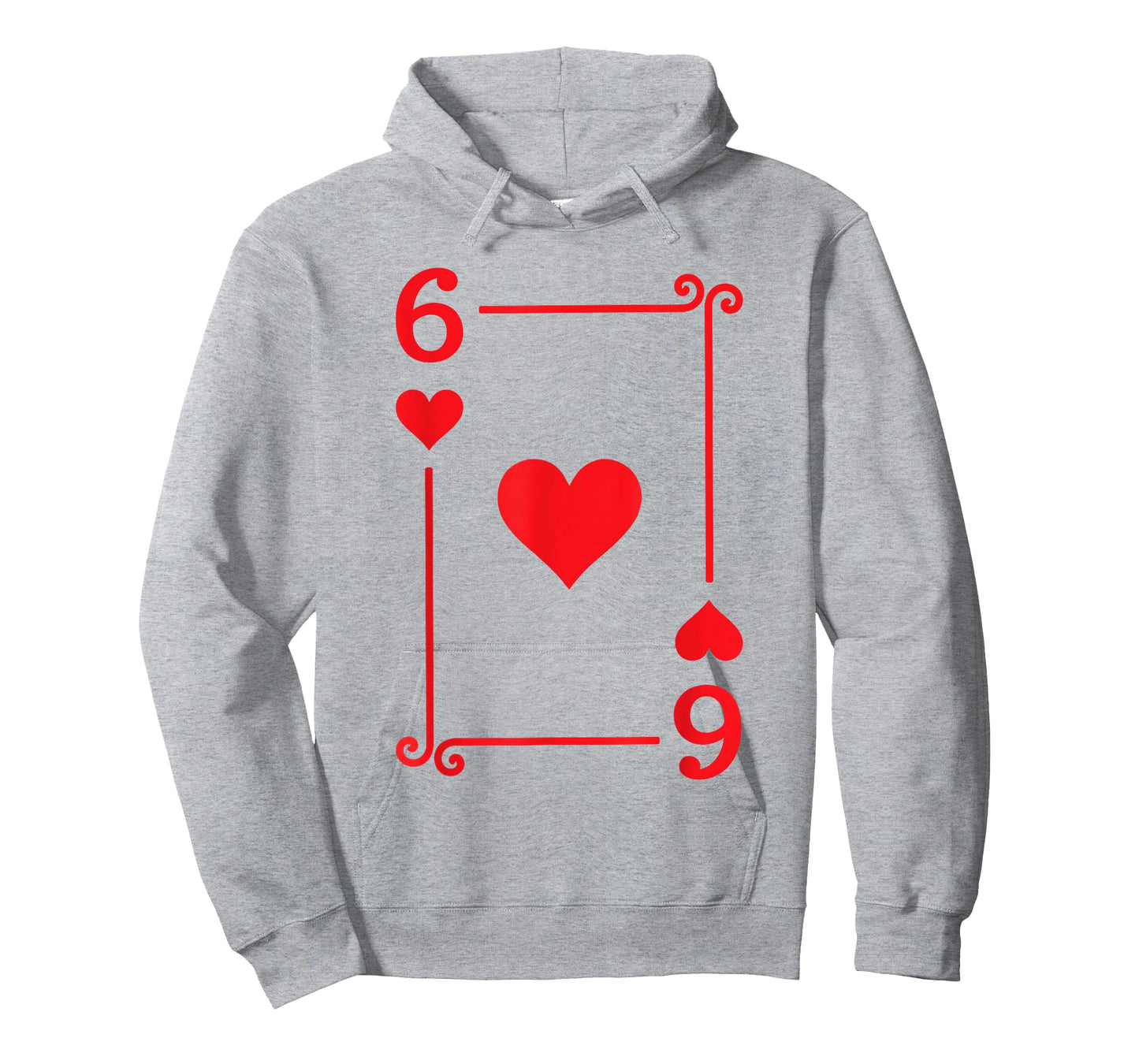 Playing Cards Costume - 6 Hearts Card - Six Card T-Shirt