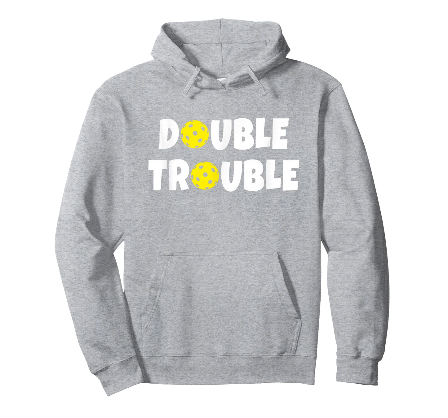 Pickleball Funny Double Trouble Team T-Shirt T-Shirt