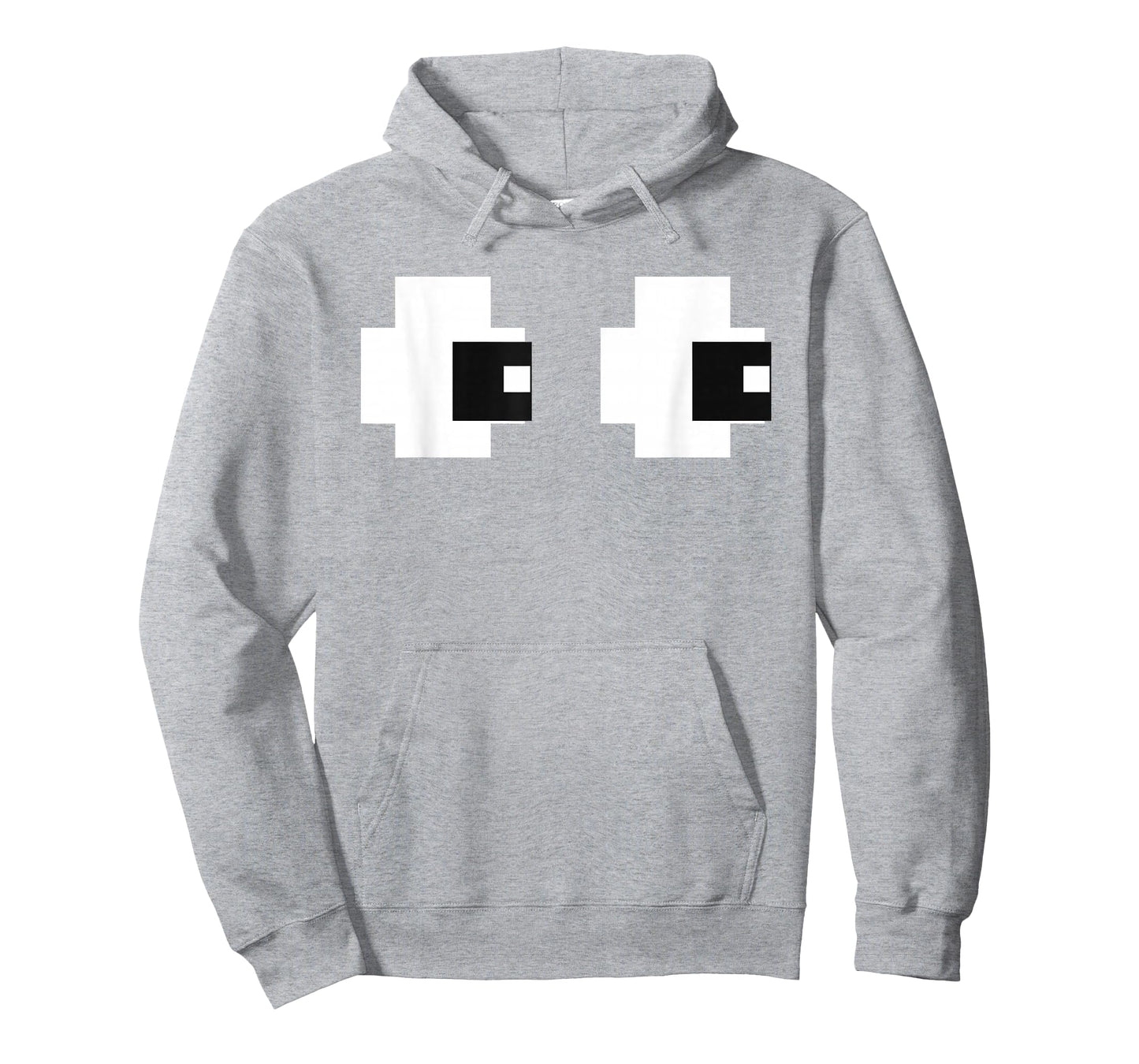 Retro Arcade Game Ghost Eyes Halloween Group Costume T-Shirt