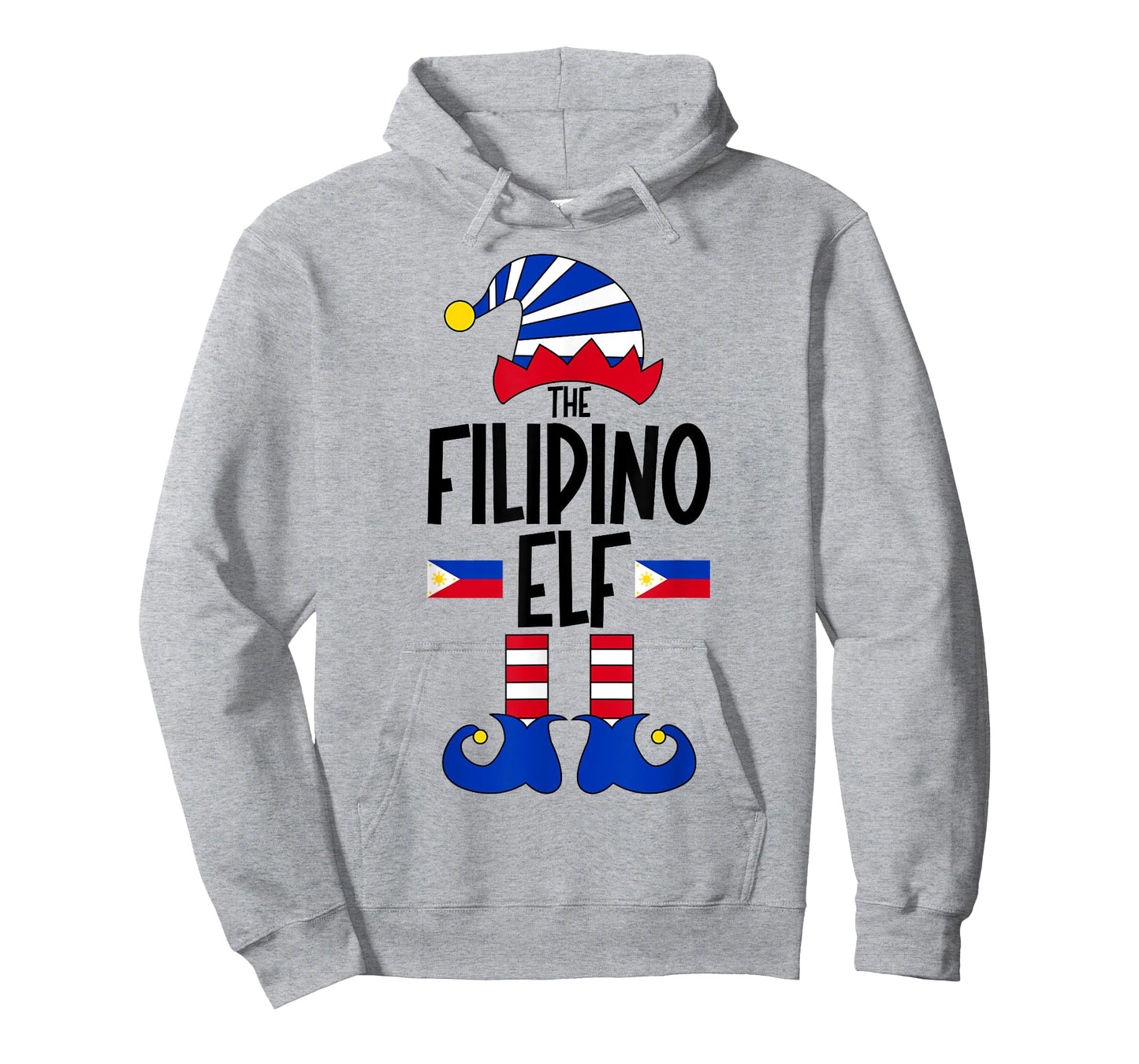 Filipino Elf Philippines Funny Group Matching Christmas Elf T-Shirt