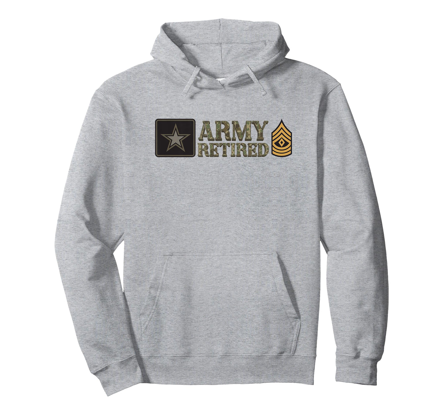 Army First Sergeant (1SG) Retired Camo T-Shirt