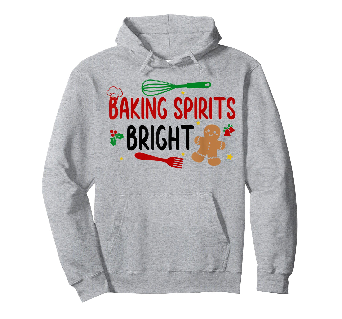 Merry Christmas Cooking Baking Team Baking Spirits Bright T-Shirt