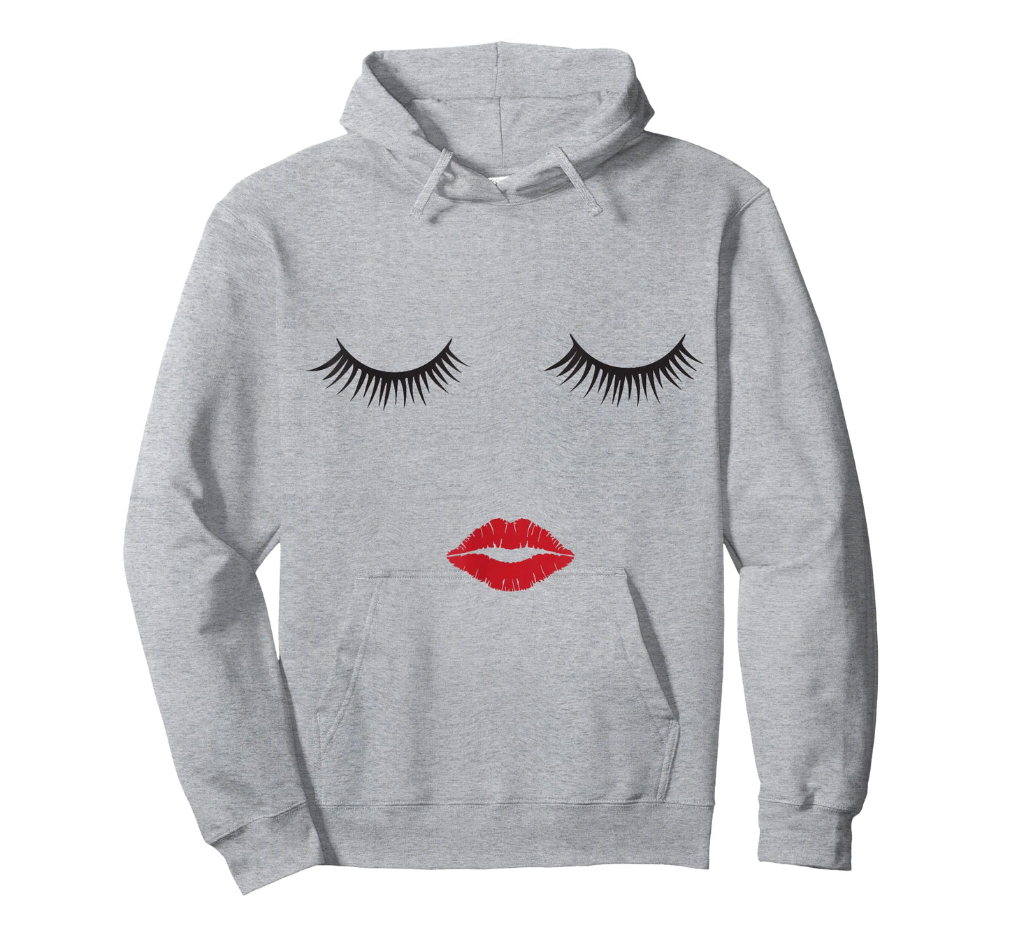 Eye Lash Lips Kiss T Shirt Trendy Cute T-Shirt