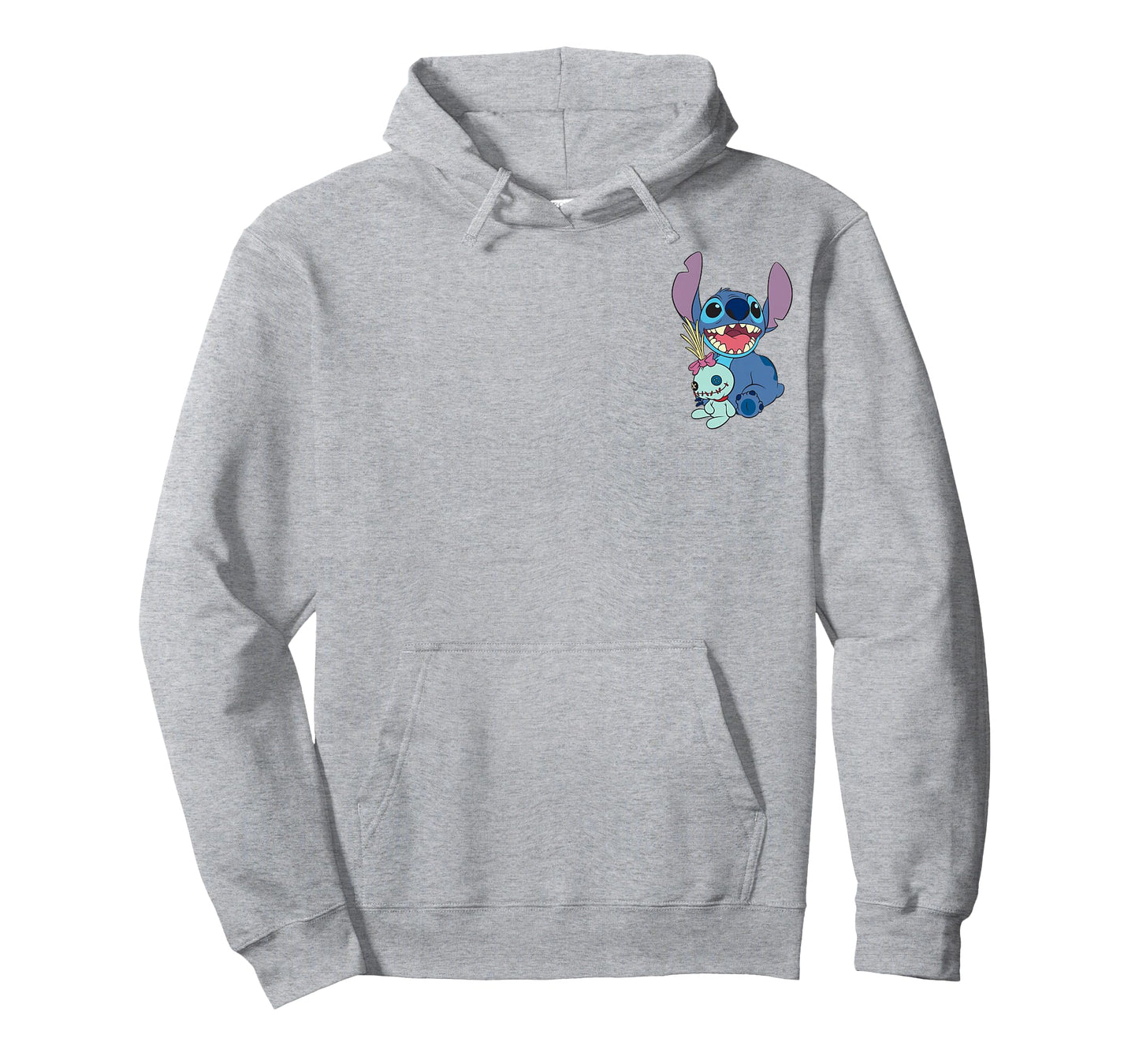 Disney Lilo & Stitch Cute Stitch & Scrump Pocket Logo T-Shirt