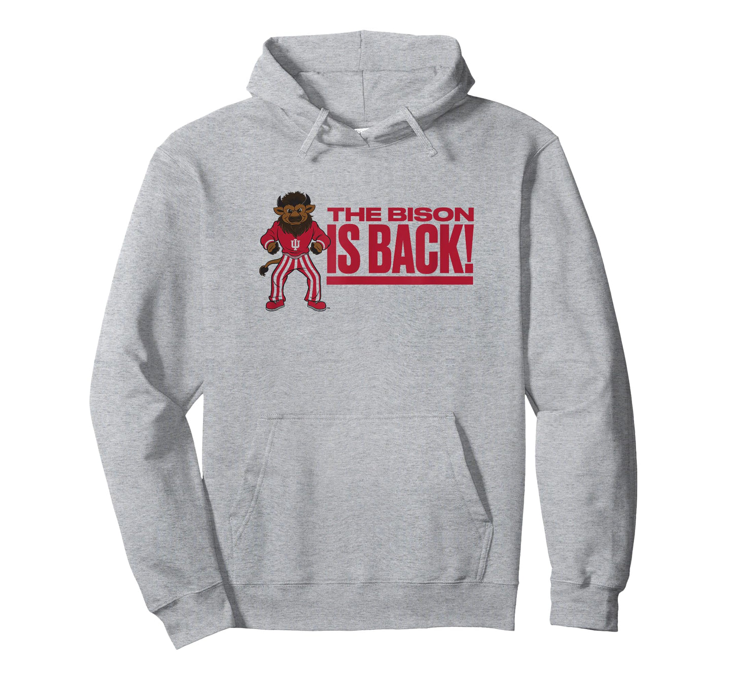 Hoosier The Bison is Back - Indiana Hoosiers T-Shirt
