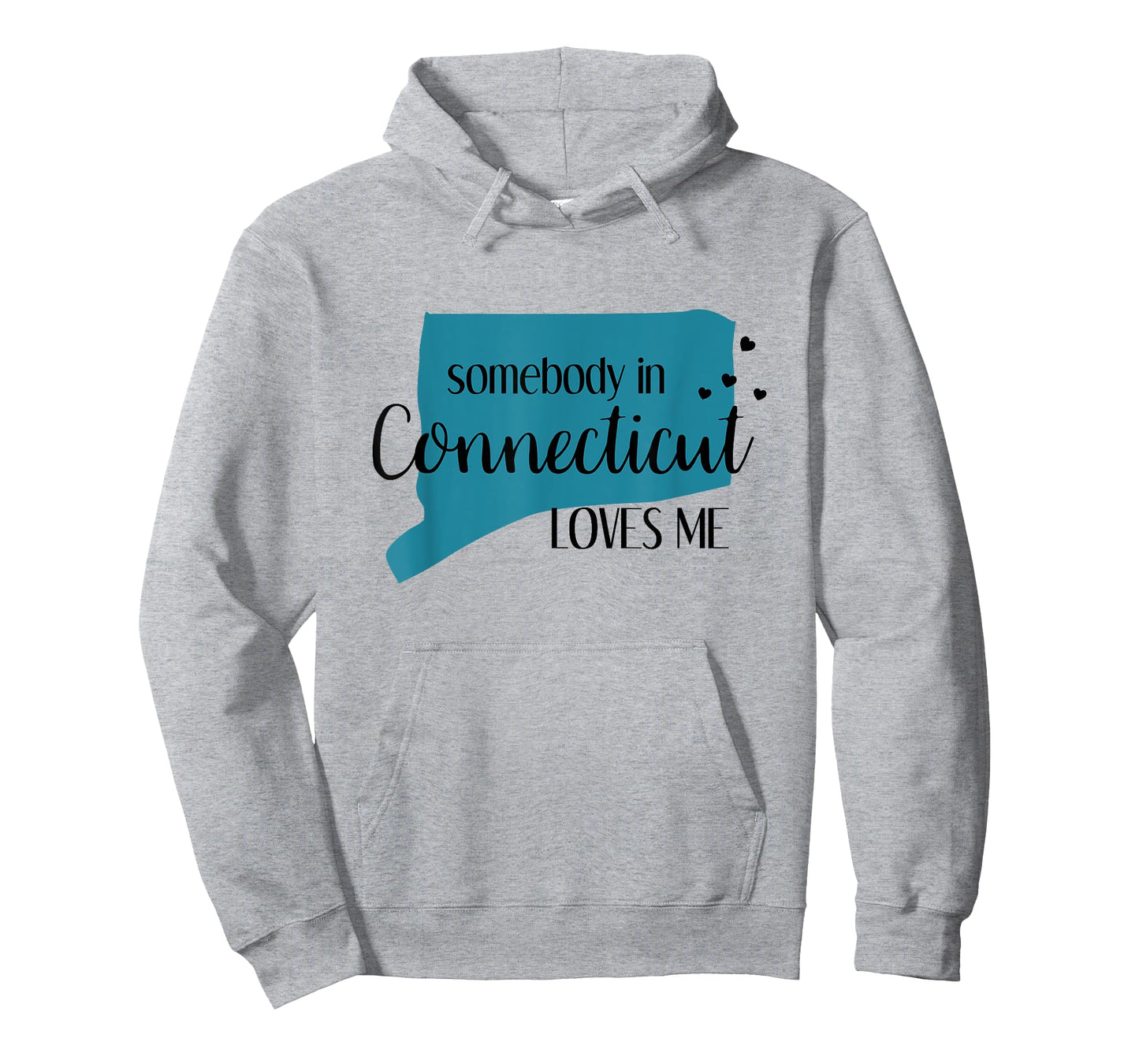 Somebody in Connecticut Loves Me CT State T-Shirt T-Shirt
