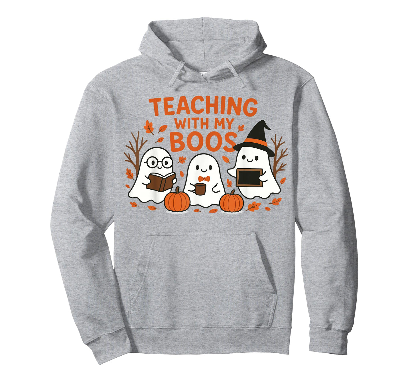 Teaching with My Boos Cute Spooky Ghost Teacher Halloween T-Shirt