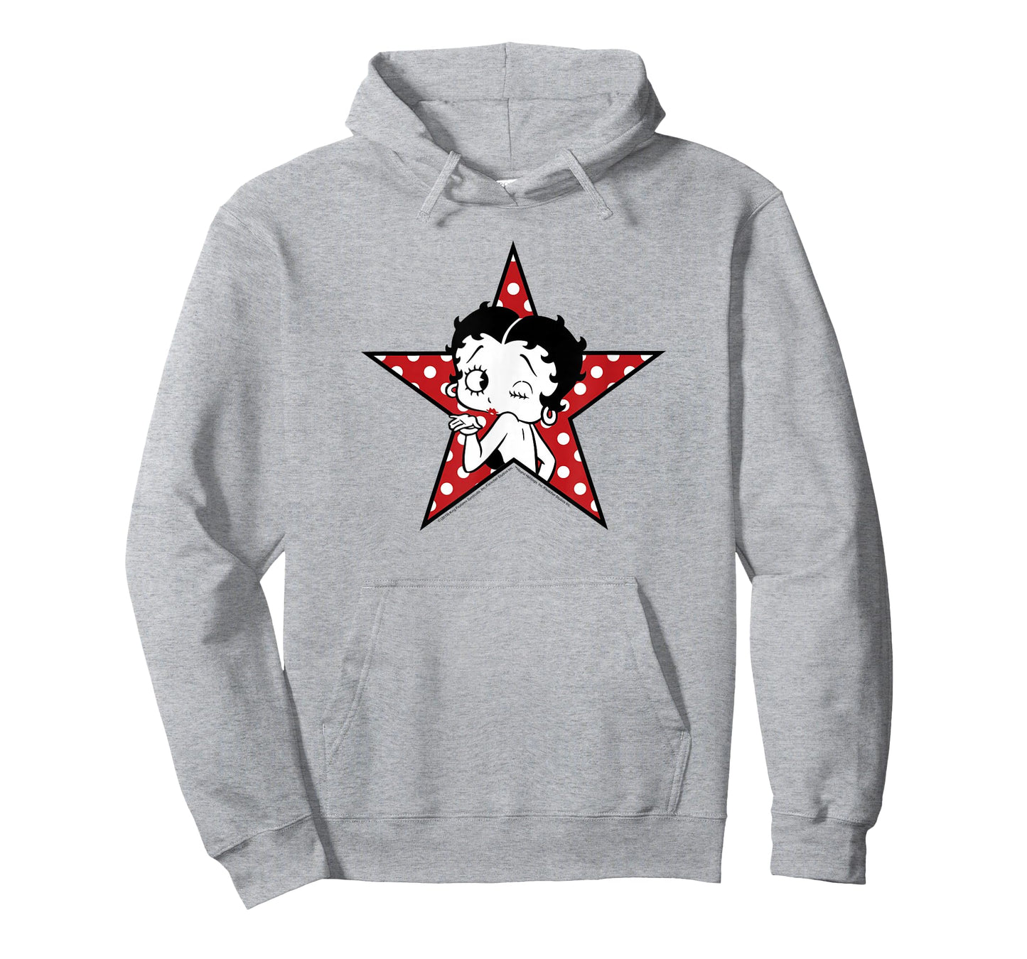 Betty Boop Betty Blowing Kiss Star T-Shirt
