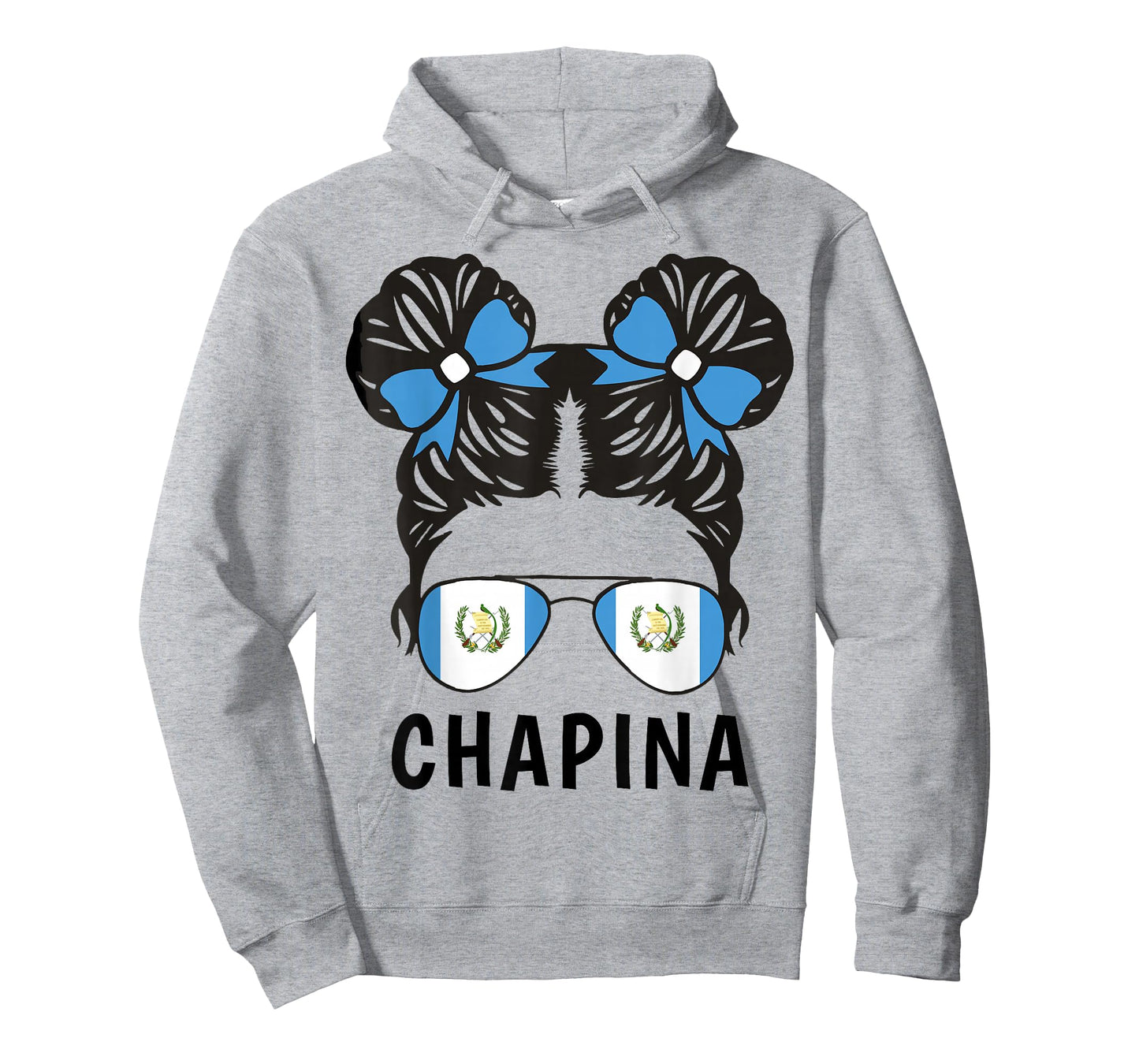 Chapina Shirt Guatemalan Girl Guatemala Flag Kids Women T-Shirt