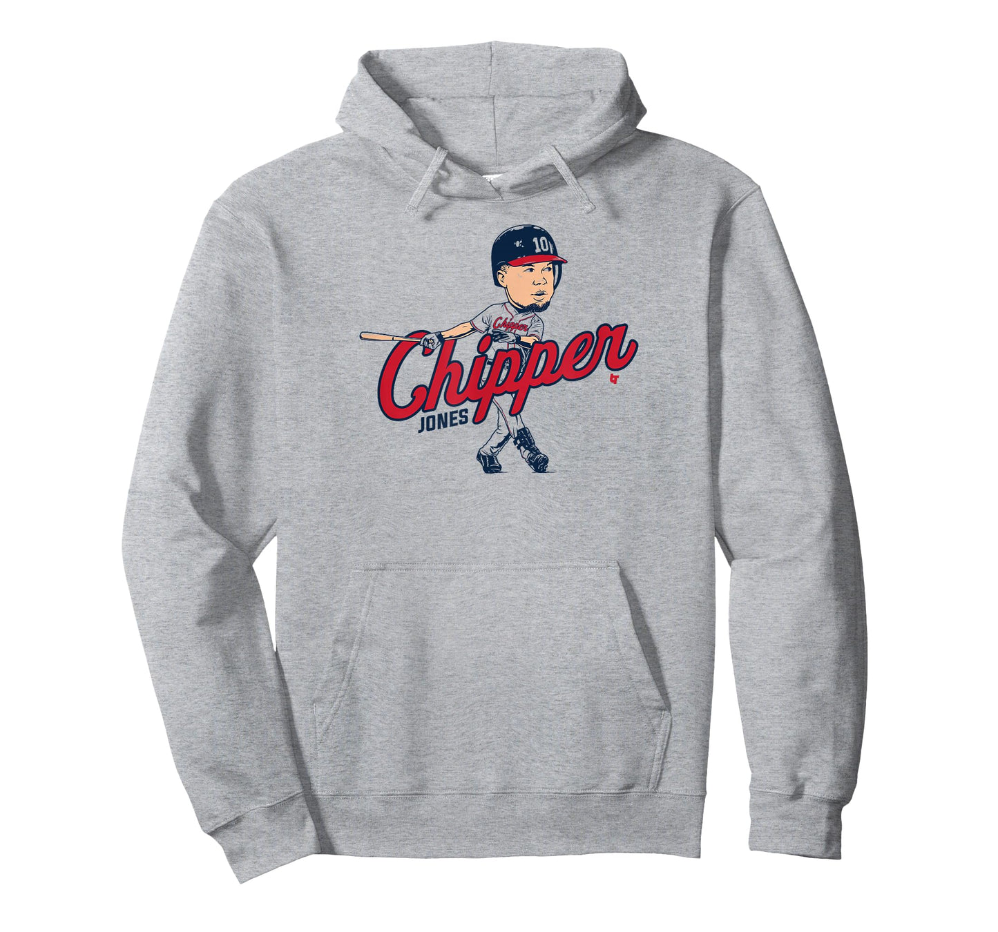 Chipper Jones - Caricature - Atlanta Baseball T-Shirt
