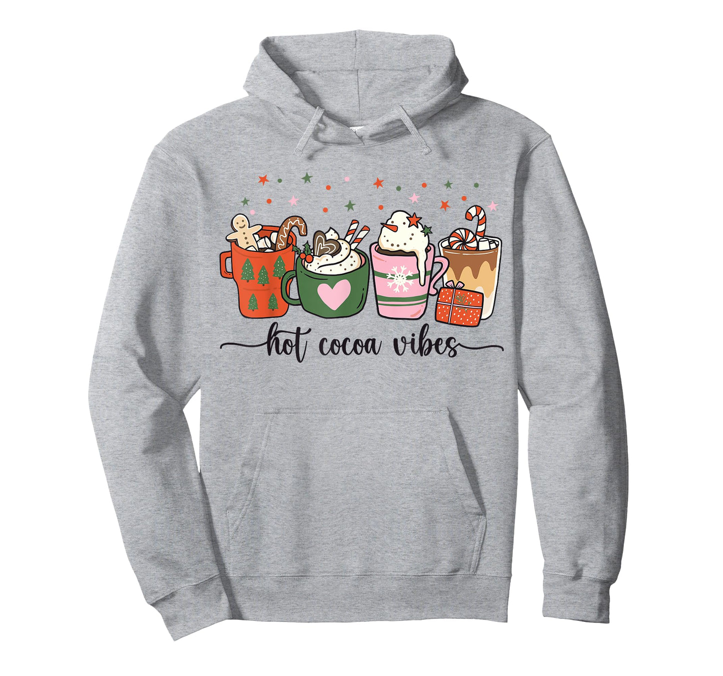 Hot Cocoa Vibes Cute Hot Chocolate Cozy Festive Christmas T-Shirt